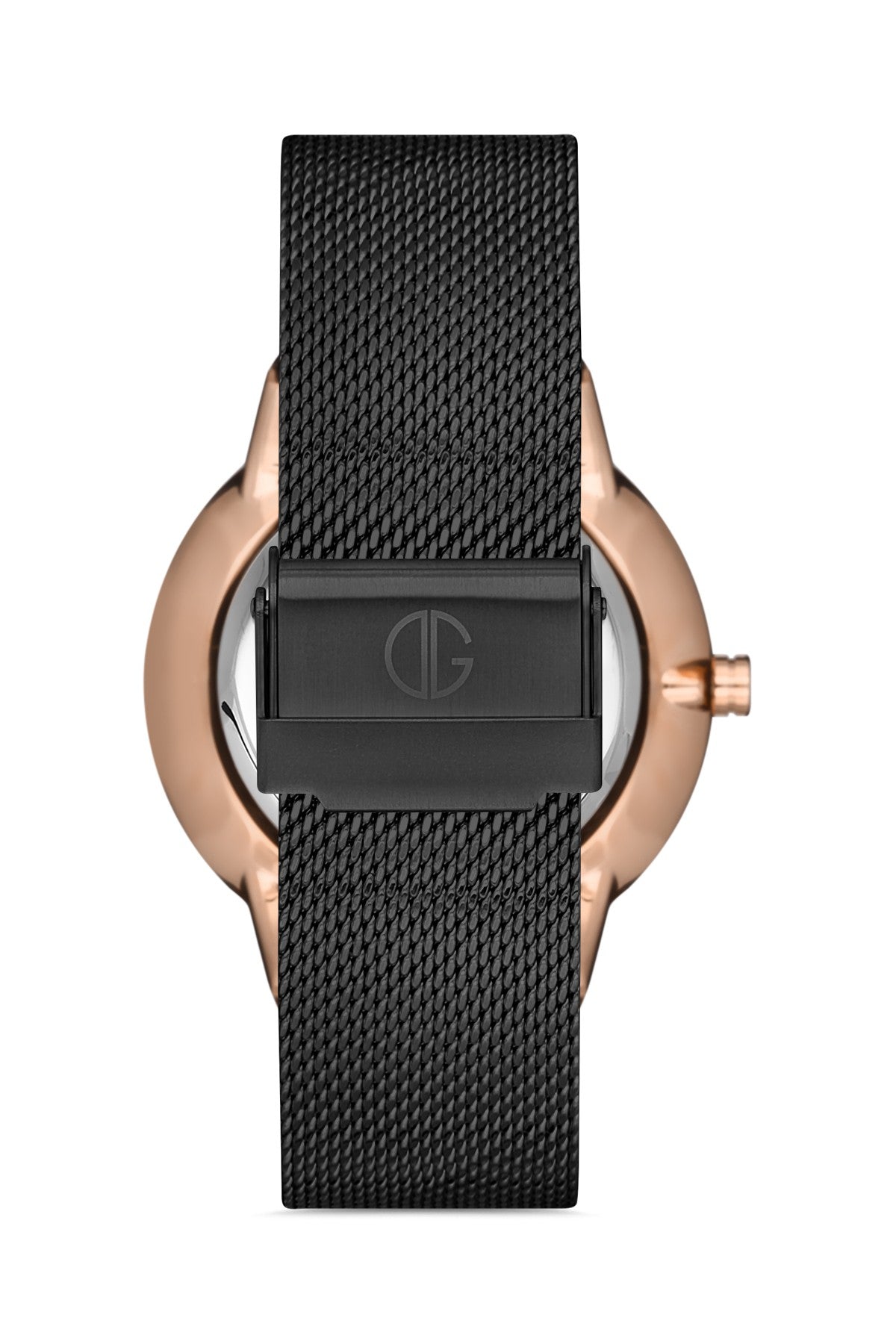 DAVID GUNER ROSE SİYAH KAPLAMALI SİYAH KADRANLI ERKEK KOL SAATİ - DG-8235GC-R2