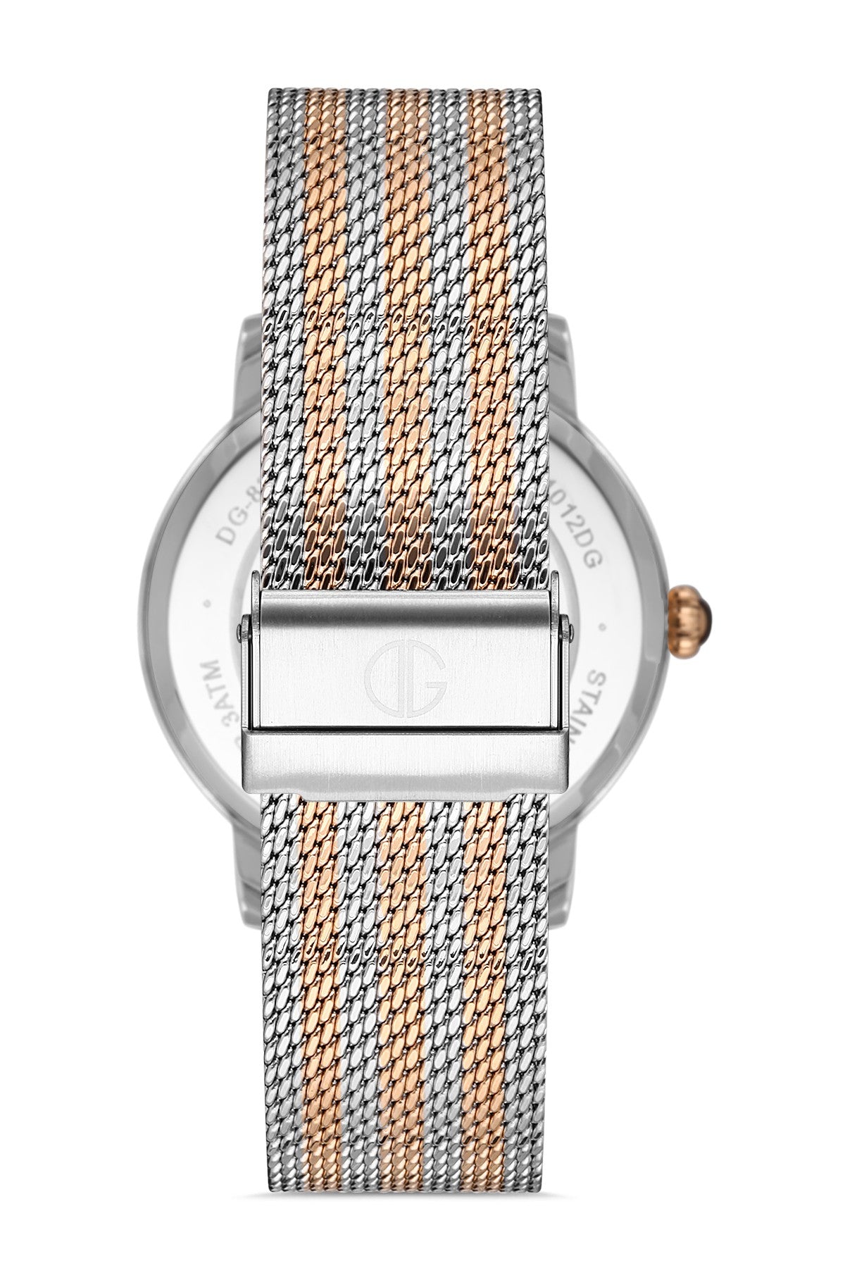 DAVID GUNER ROSE BEYAZ KAPLAMALI SİYAH KADRANLI ERKEK KOL SAATİ - DG-8237GC-E2