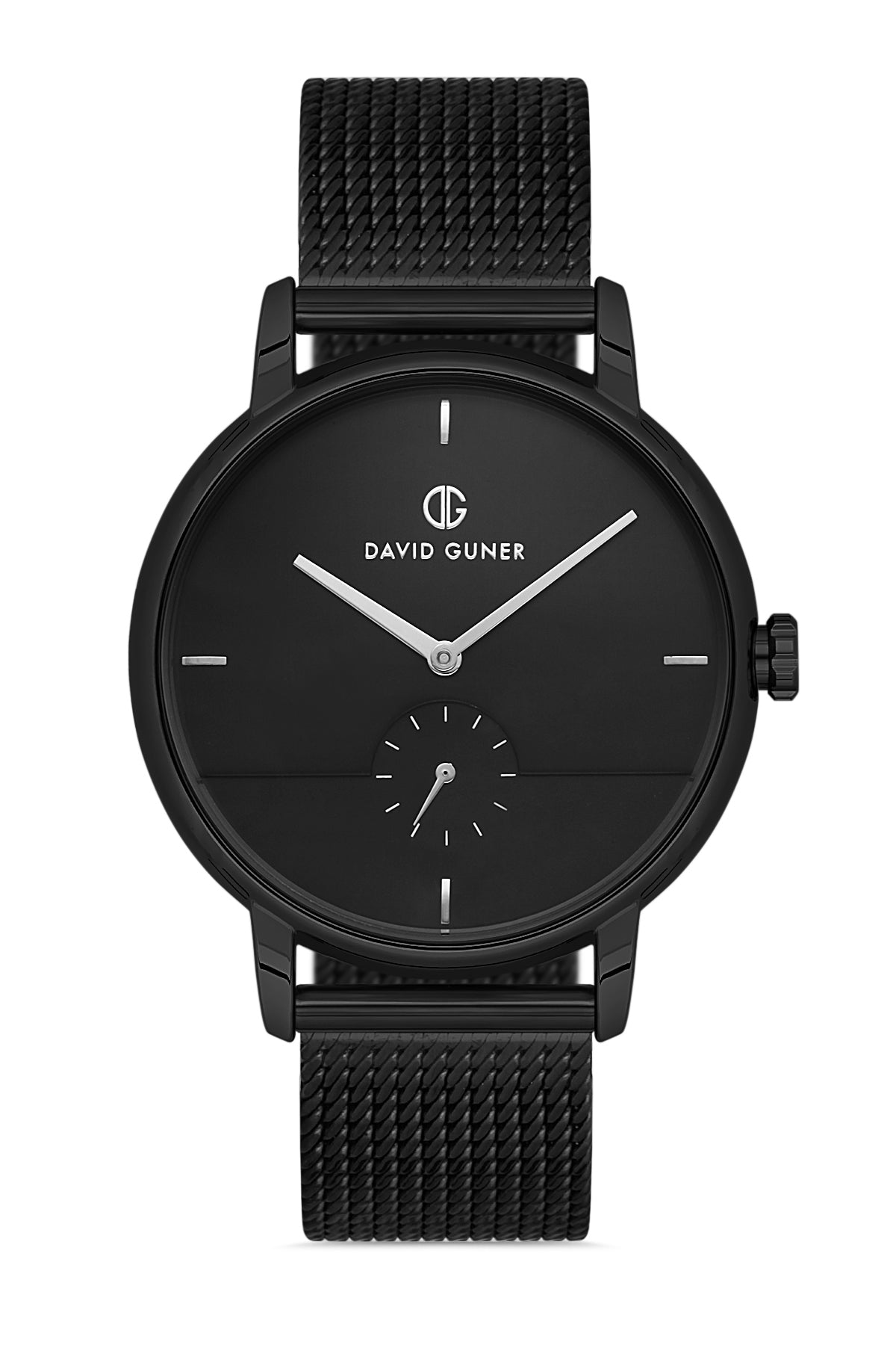 DAVID GUNER SİYAH KAPLAMALI SİYAH KADRANLI ERKEK KOL SAATİ - DG-8269GC-G2