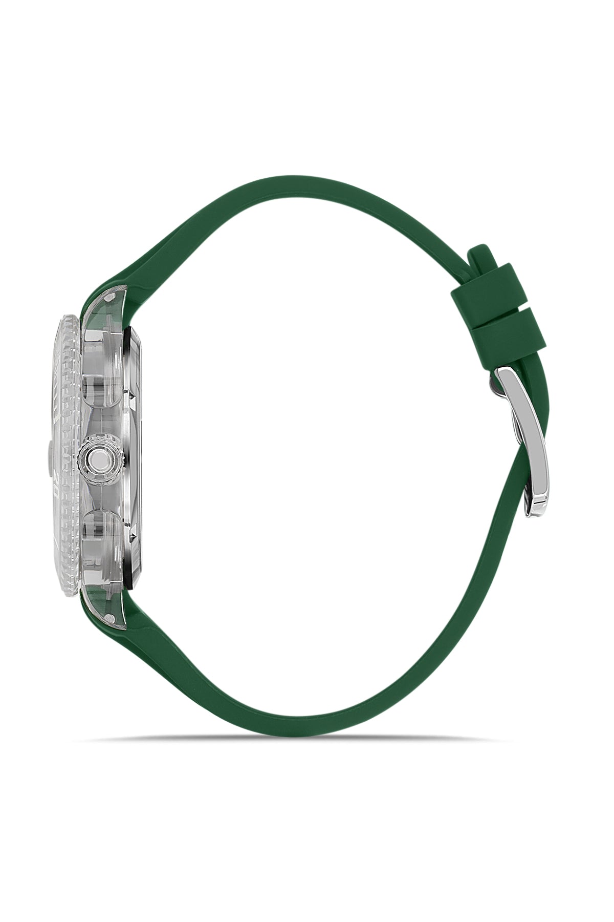 DAVID GUNER Yeşil Kadranlı Beyaz Kaplamalı Unisex Kol Saati