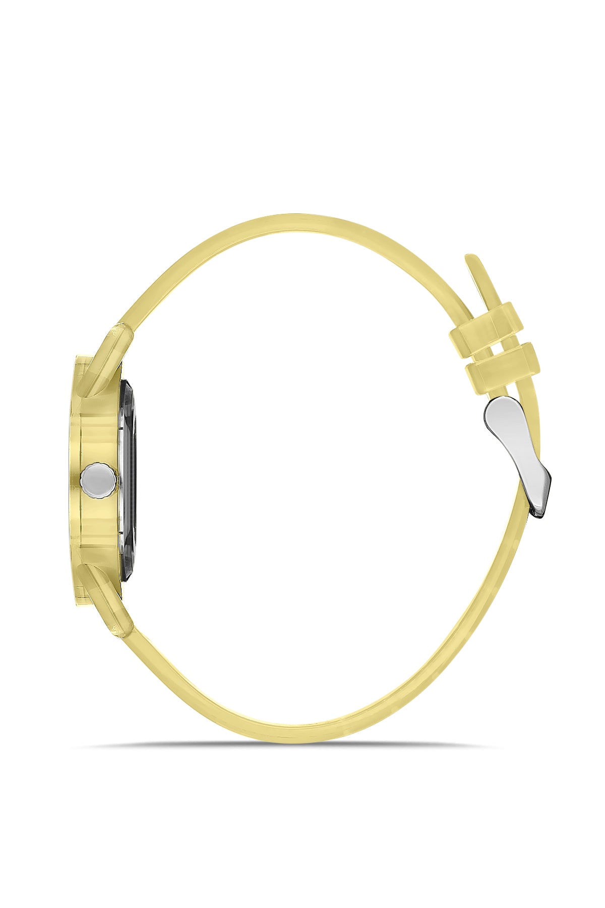 DAVID GUNER Beyaz Kadranlı Sarı Geri Dönüştürülebilir Su Geçirmez Unisex Kol Saati - DG-8661LD-O1A