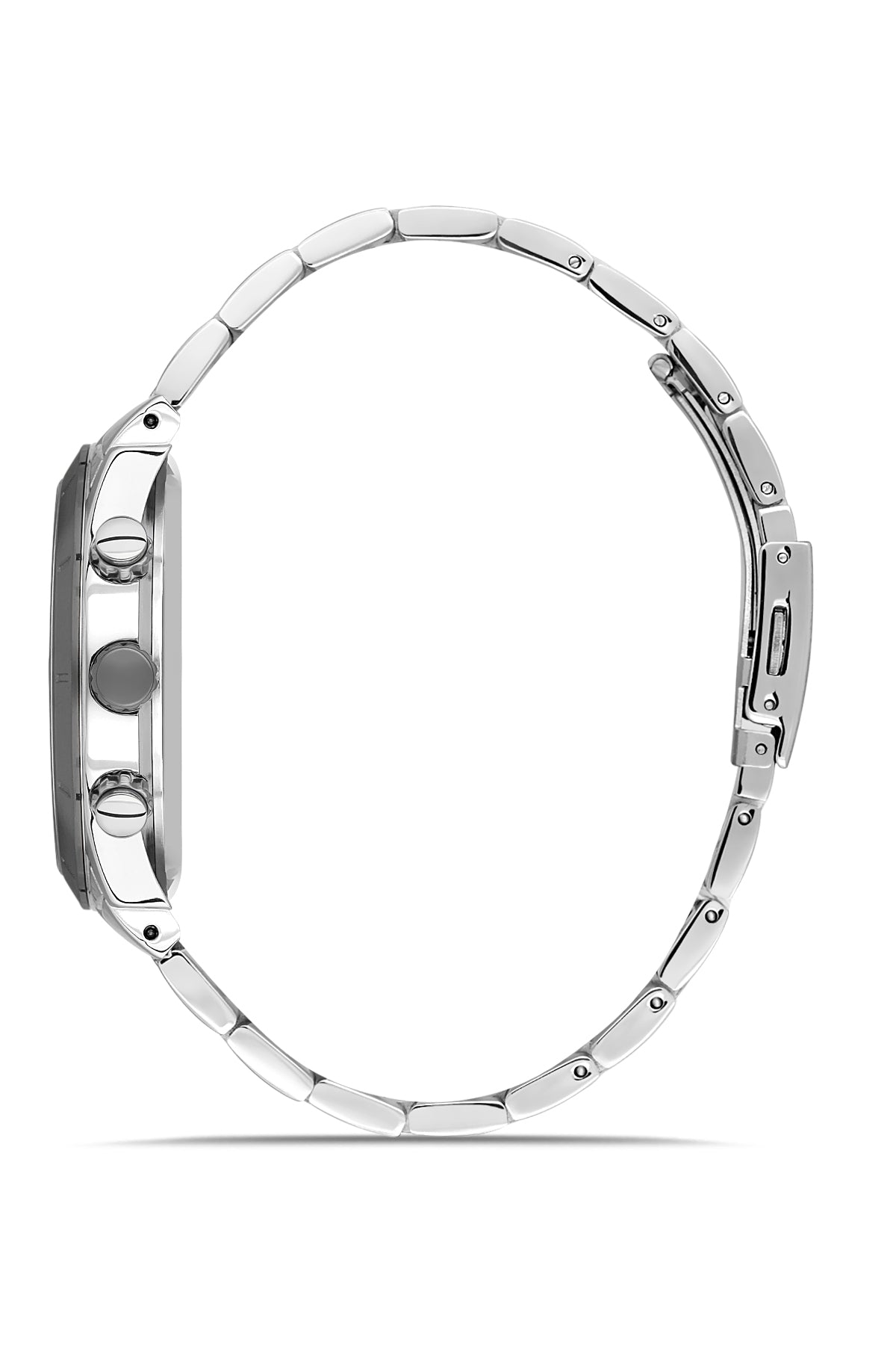 DAVID GUNER Gri Kadranlı Gümüş Kaplamalı Erkek Kol Saati - DG-8645GA-ZZ9