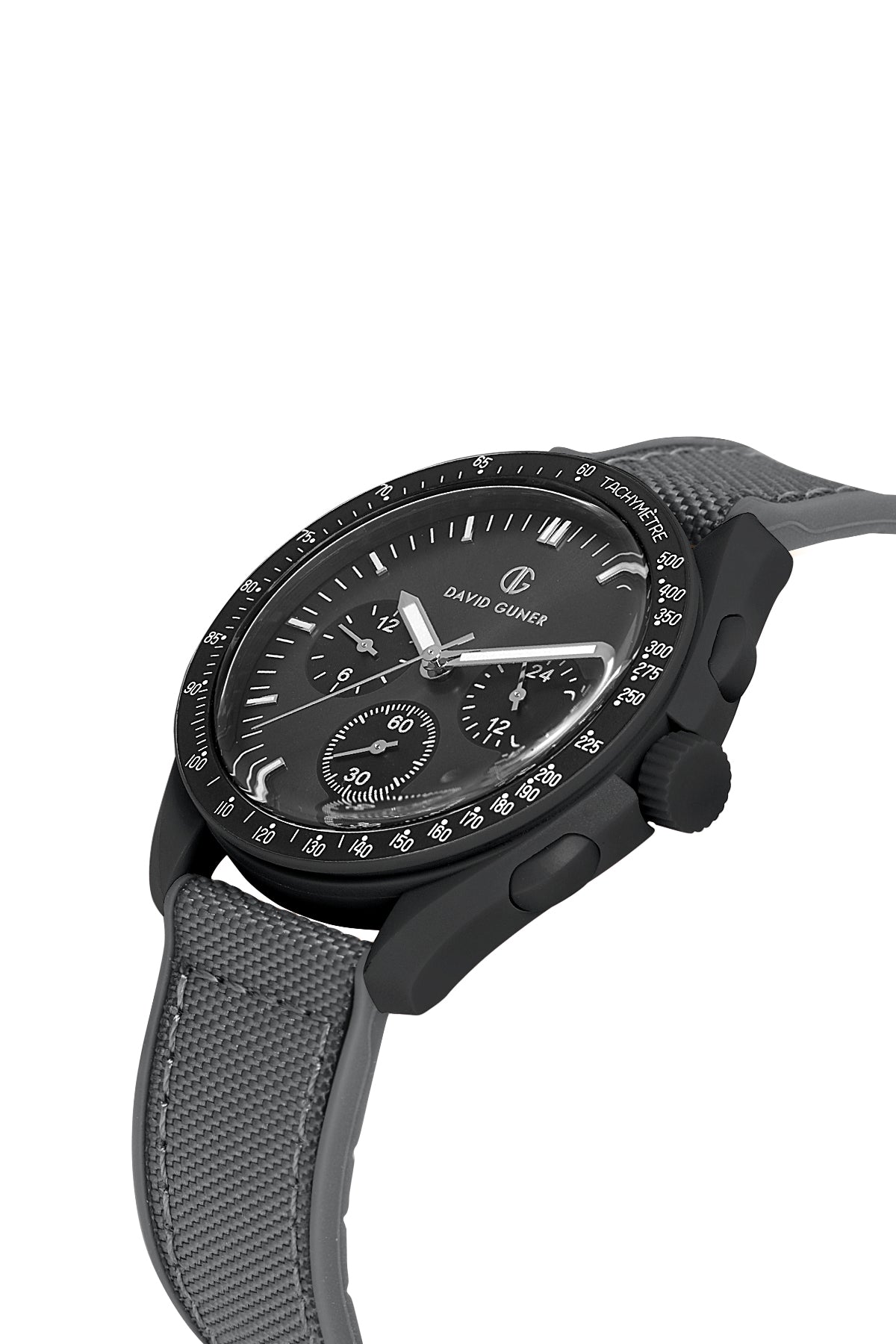 DAVID GUNER Gri Kadranlı Polikarbon Kaplamalı Erkek Kol Saati - DG-8627GD-Y2