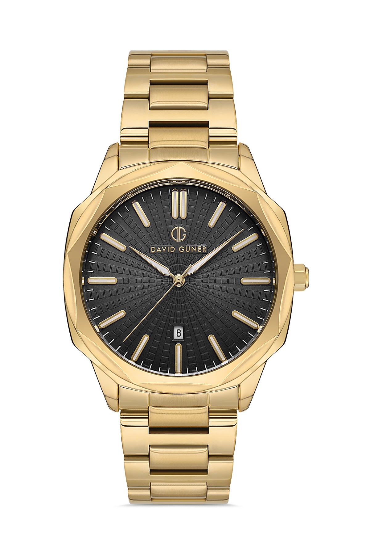 David Guner Gray Dial Calendar Men's Watch