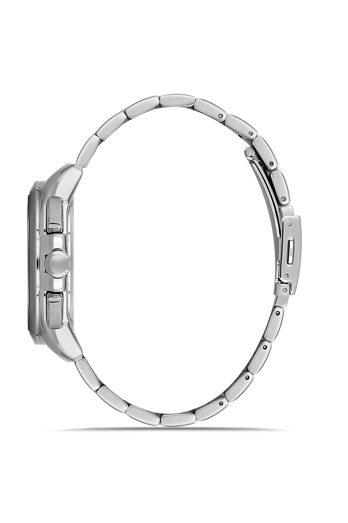 DAVID GUNER Gümüş Kadranlı Gümüş Kaplamalı Erkek Kol Saati - DG-8624GA-A1