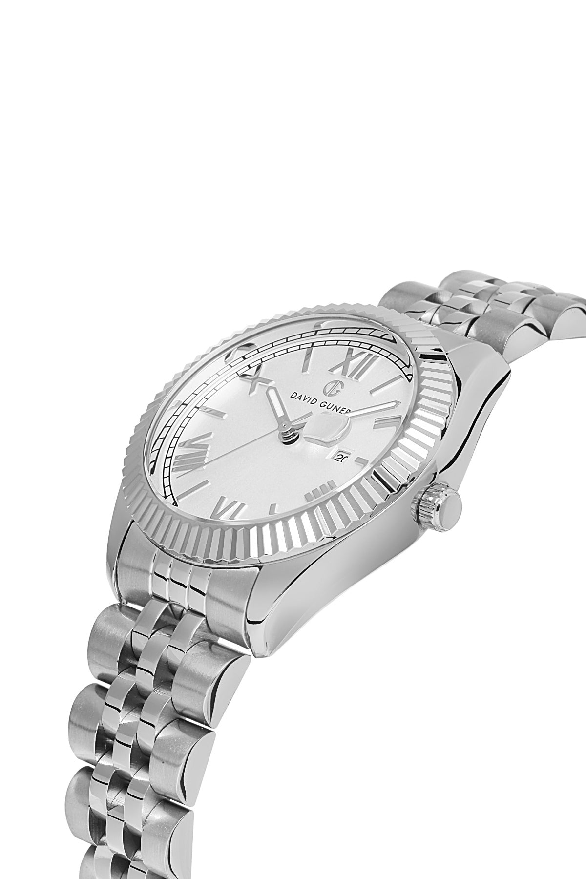 DAVID GUNER Silver Dial Women's Watch