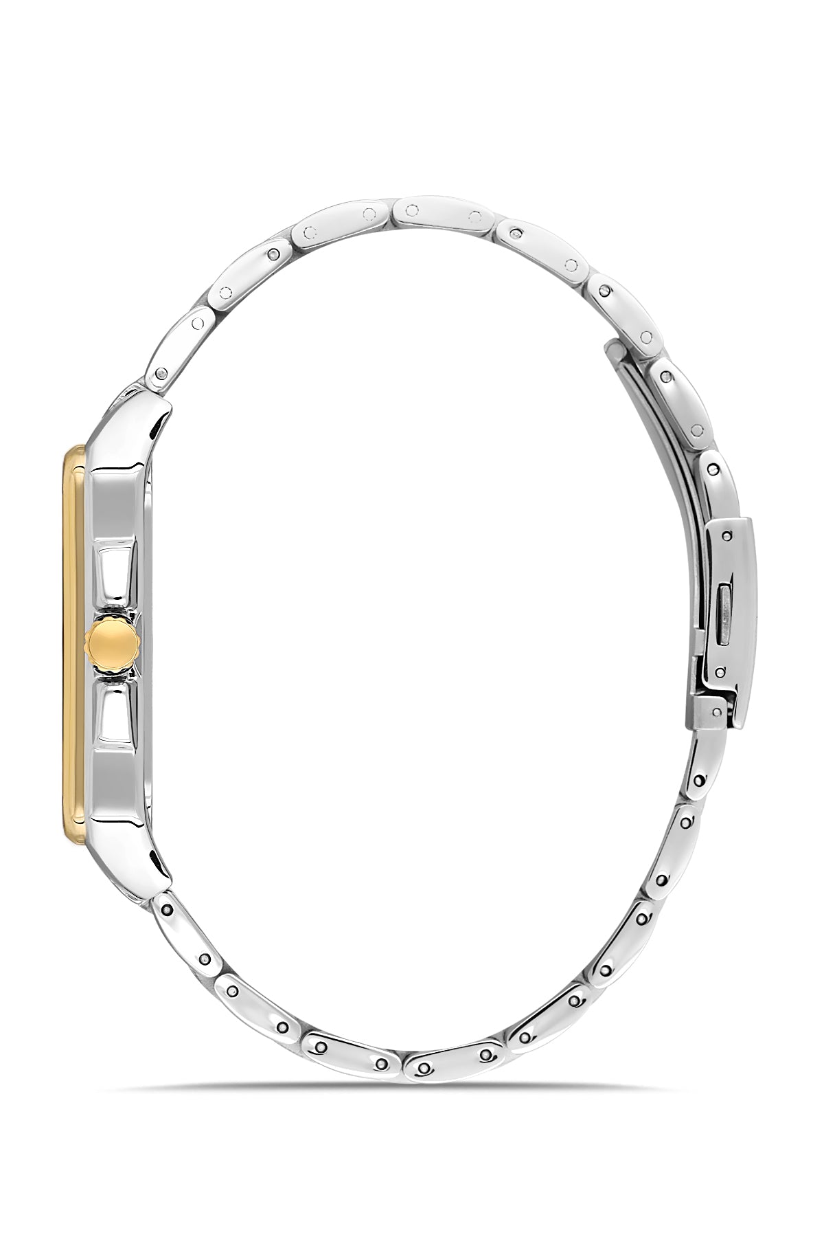 DAVID GUNER Gümüş Kadranlı Sarı Gümüş Kaplamalı Erkek Kol Saati - DG-8668GA-D1