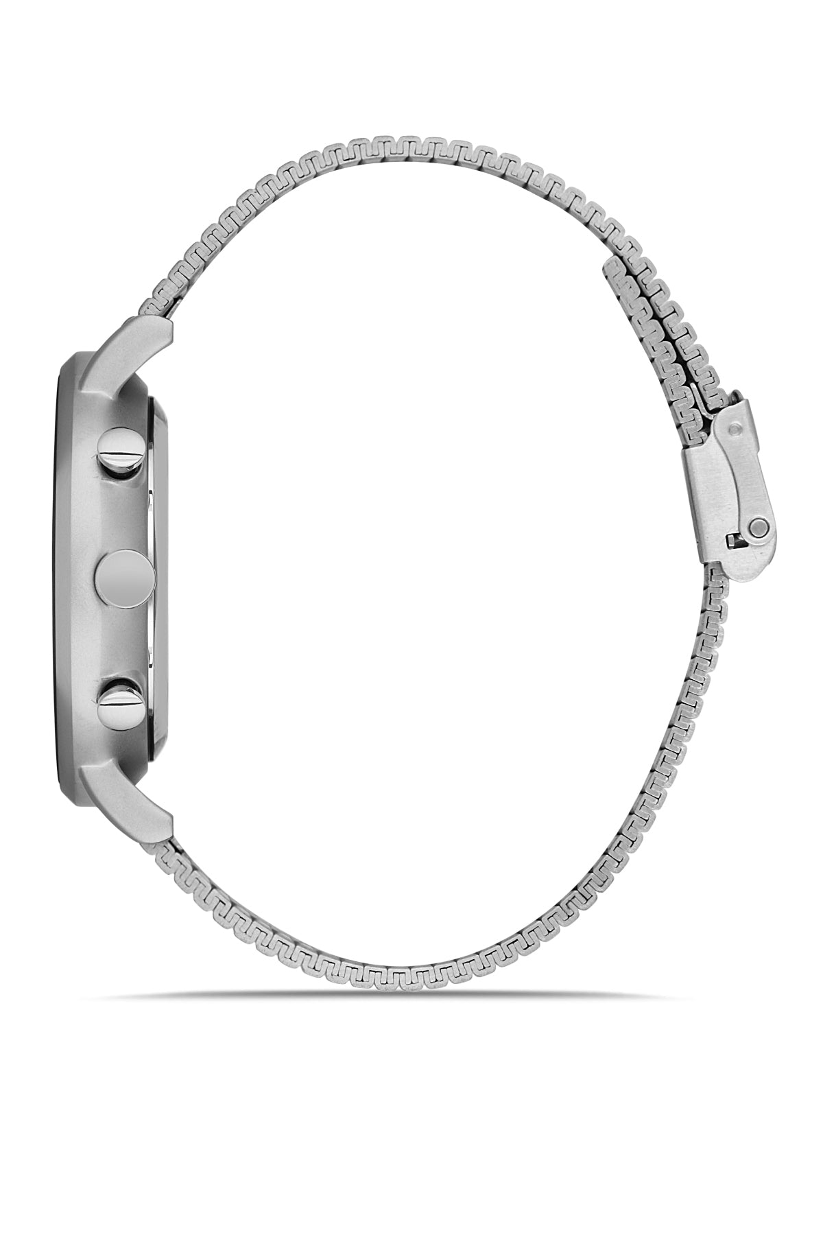 DAVID GUNER Silver Plating Black Dial Men's Watch