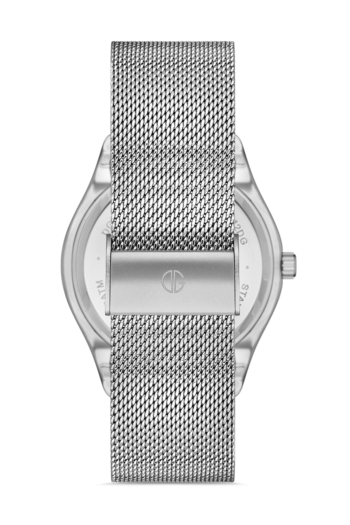 DAVID GUNER GÜMÜŞ KAPLAMALI BEYAZ KADRANLI ERKEK KOL SAATİ DG-8285GC-A1