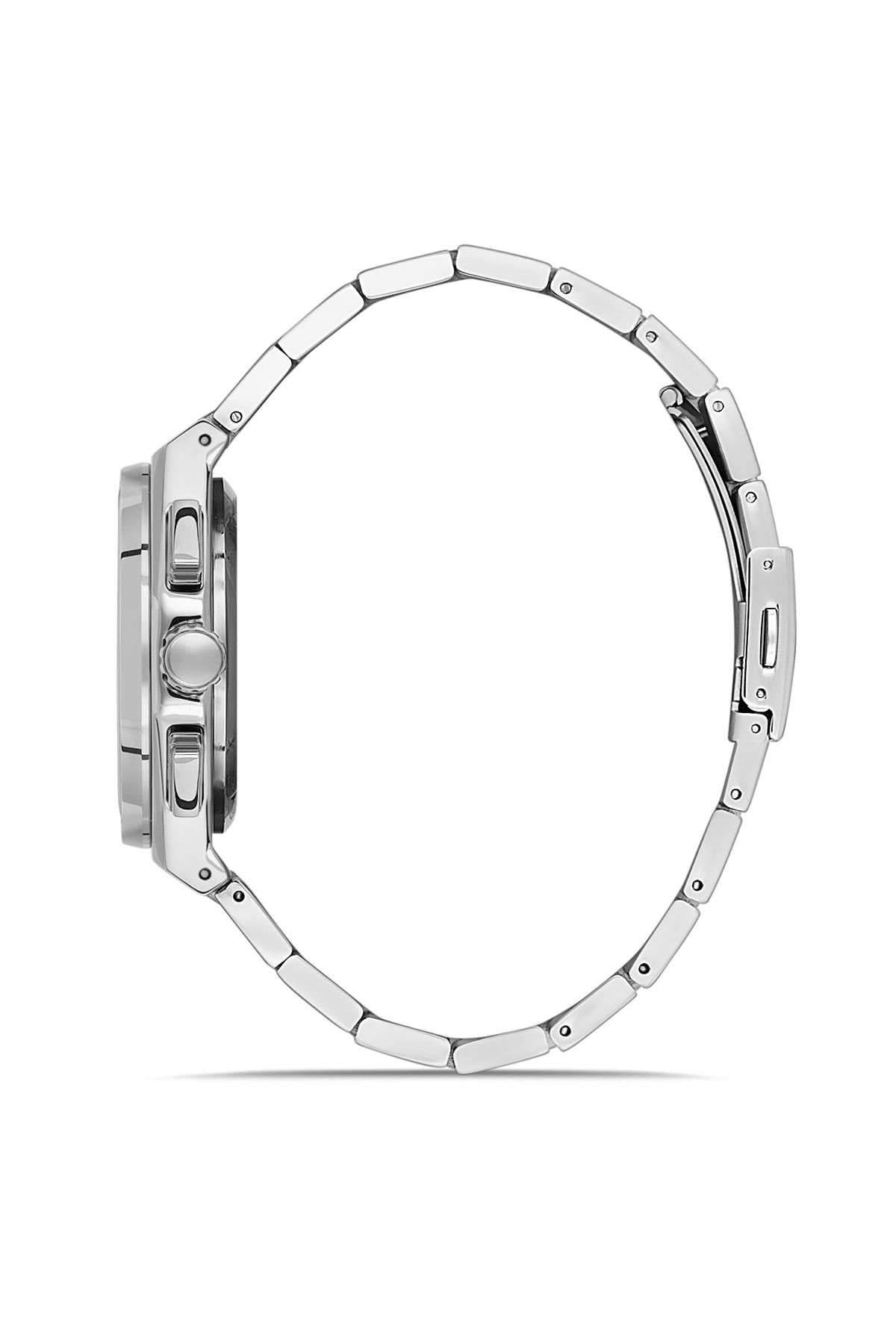 DAVID GUNER Gümüş Renk Kadranlı Multi Fonksiyon Erkek Kol Saati