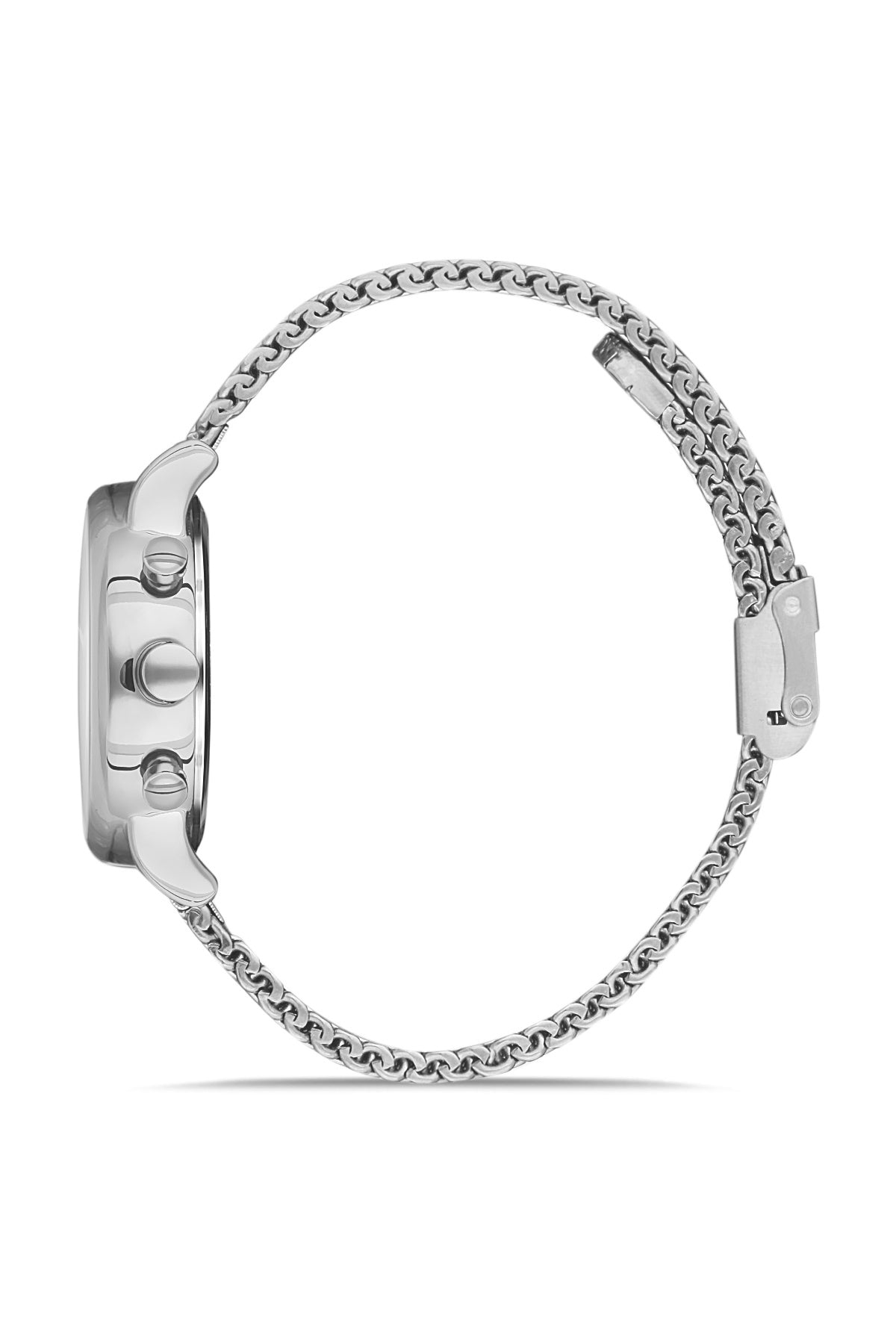 DAVID GUNER GÜMÜŞ KAPLAMALI BEYAZ KADRANLI KADIN KOL SAATİ - DG-8322LC-A1