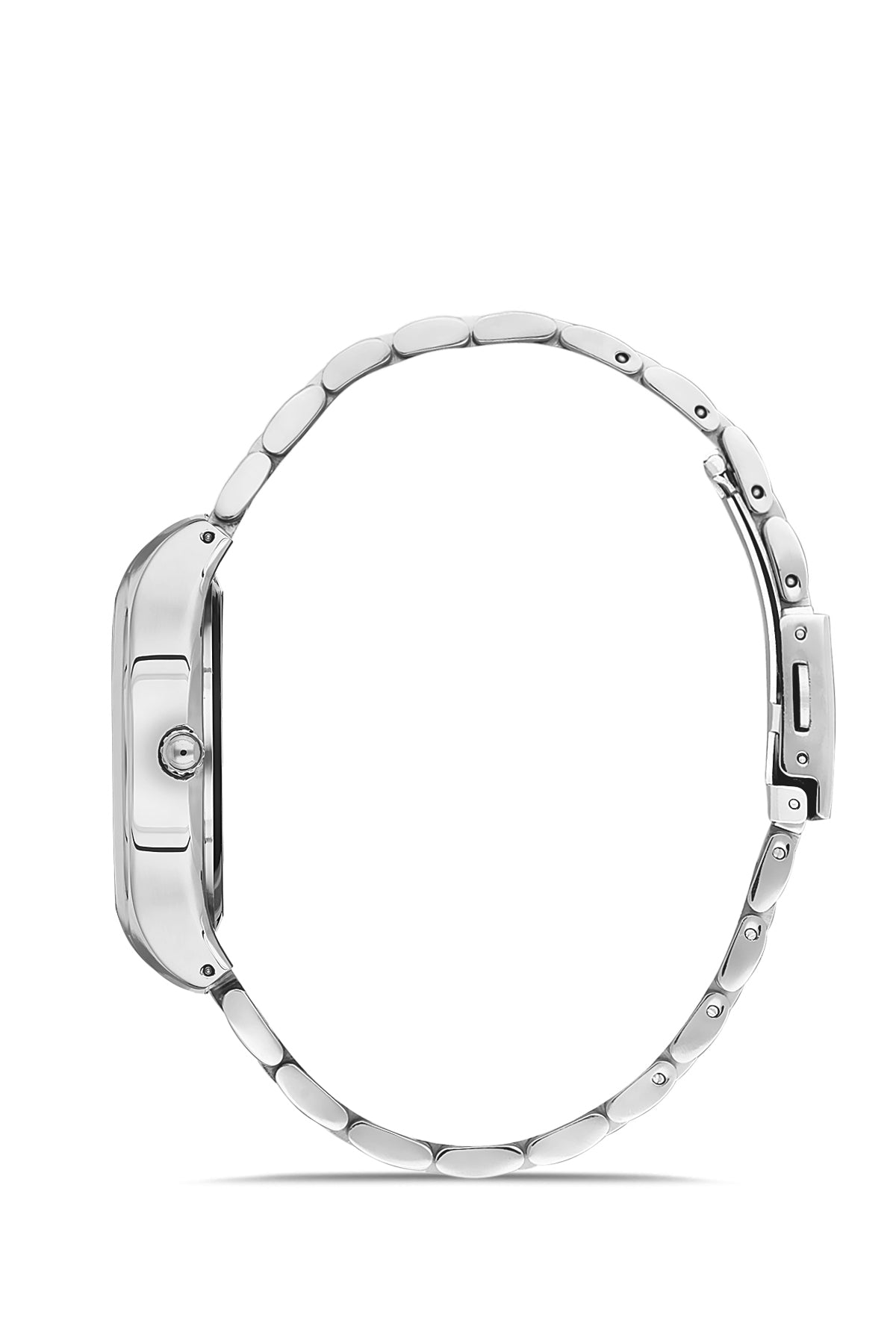 DAVID GUNER GÜMÜŞ KAPLAMALI BEYAZ KADRANLI KADIN KOL SAATİ - DG-8346LA-A1