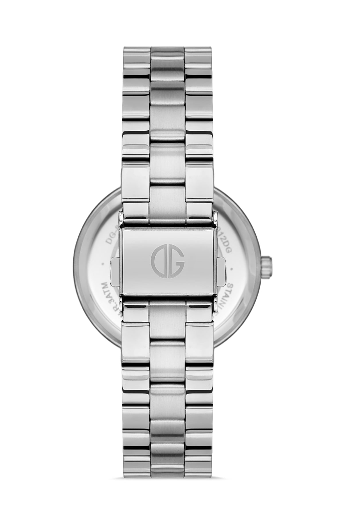 DAVID GUNER GÜMÜŞ KAPLAMALI BEYAZ KADRANLI KADIN KOL SAATİ - DG-8222LA-A1