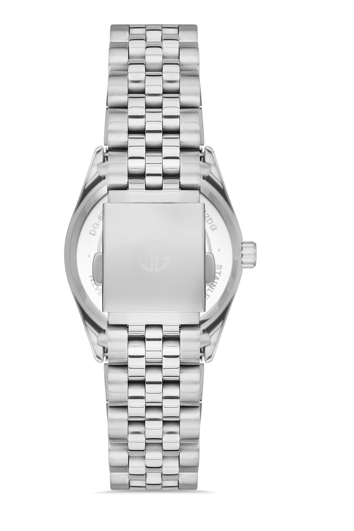 DAVID GUNER GÜMÜŞ KAPLAMALI BEYAZ KADRANLI KADIN KOL SAATİ DG-8383LA-A1