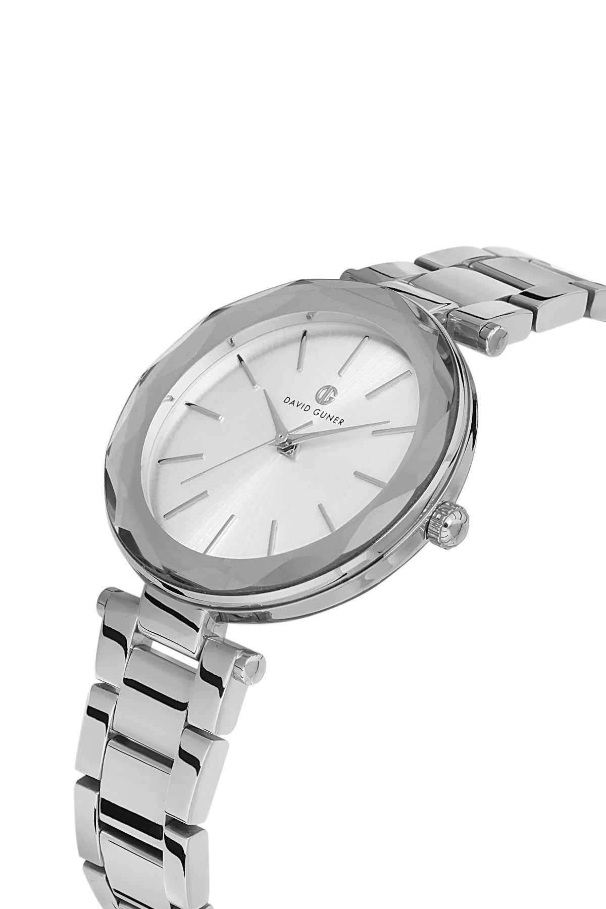 DAVID GUNER Silver Plating Silver Dial Women's Watch