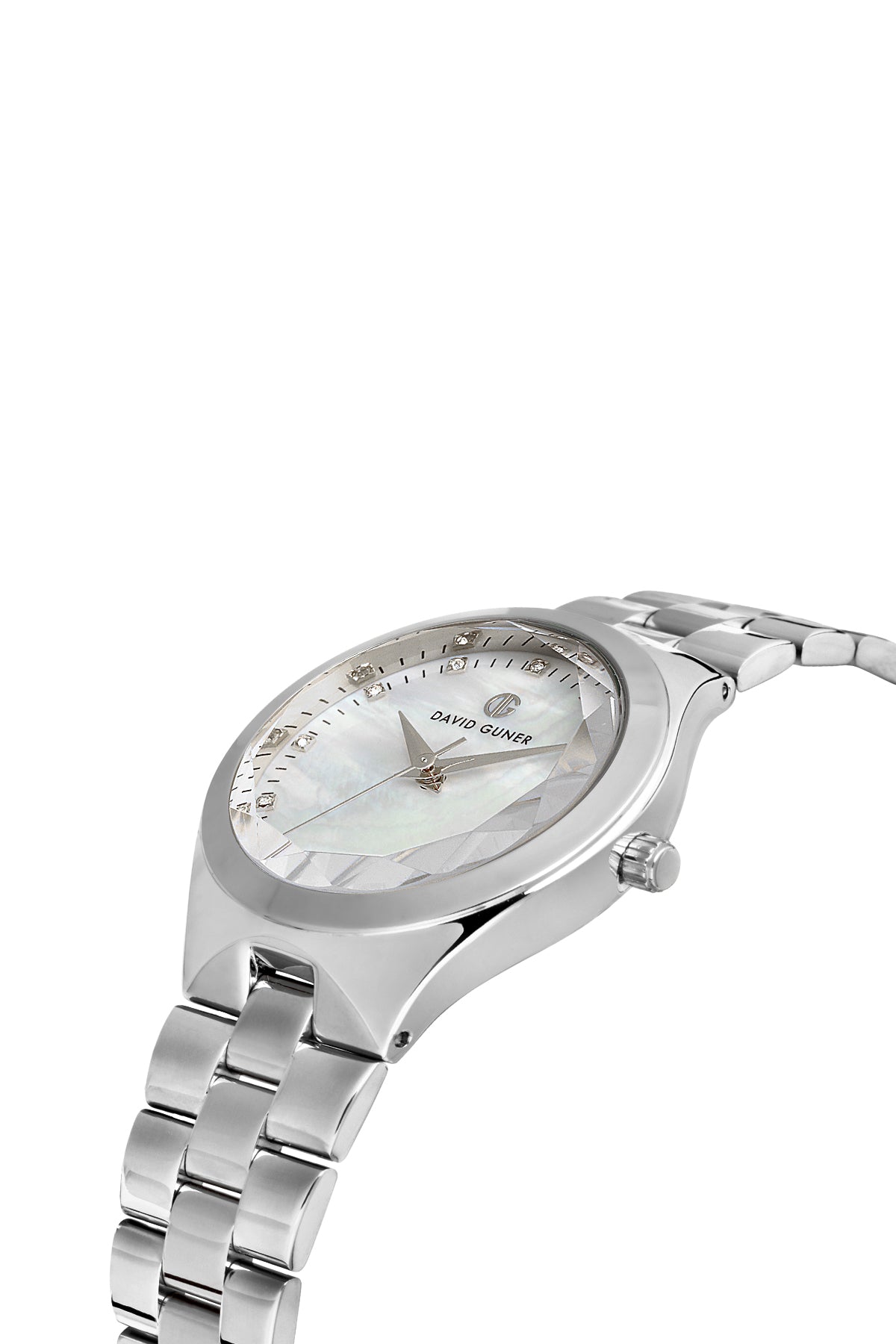 DAVID GUNER Gümüş Kaplama Gümüş Kadranlı Kadın Kol Saati - DG-8829LA-A1