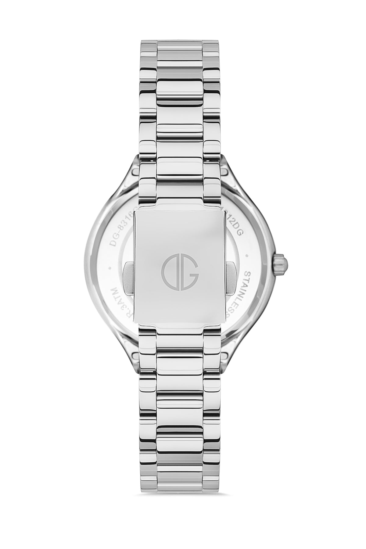 DAVID GUNER GÜMÜŞ KAPLAMALI GRİ KADRANLI KADIN KOL SAATİ DG-8346LA-A9
