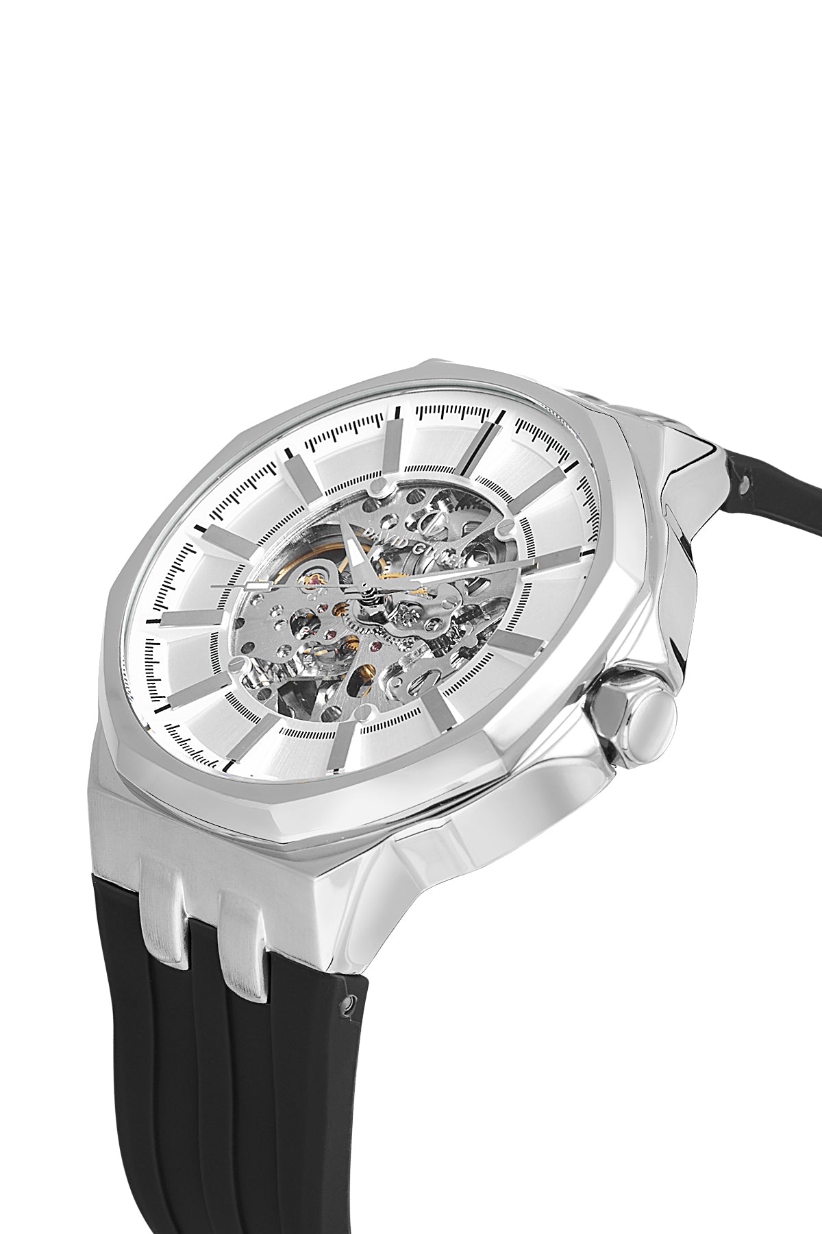 DAVID GUNER Gümüş Kaplamalı Gümüş Kadranlı Erkek Kol Saati - DG-8823GD-J1