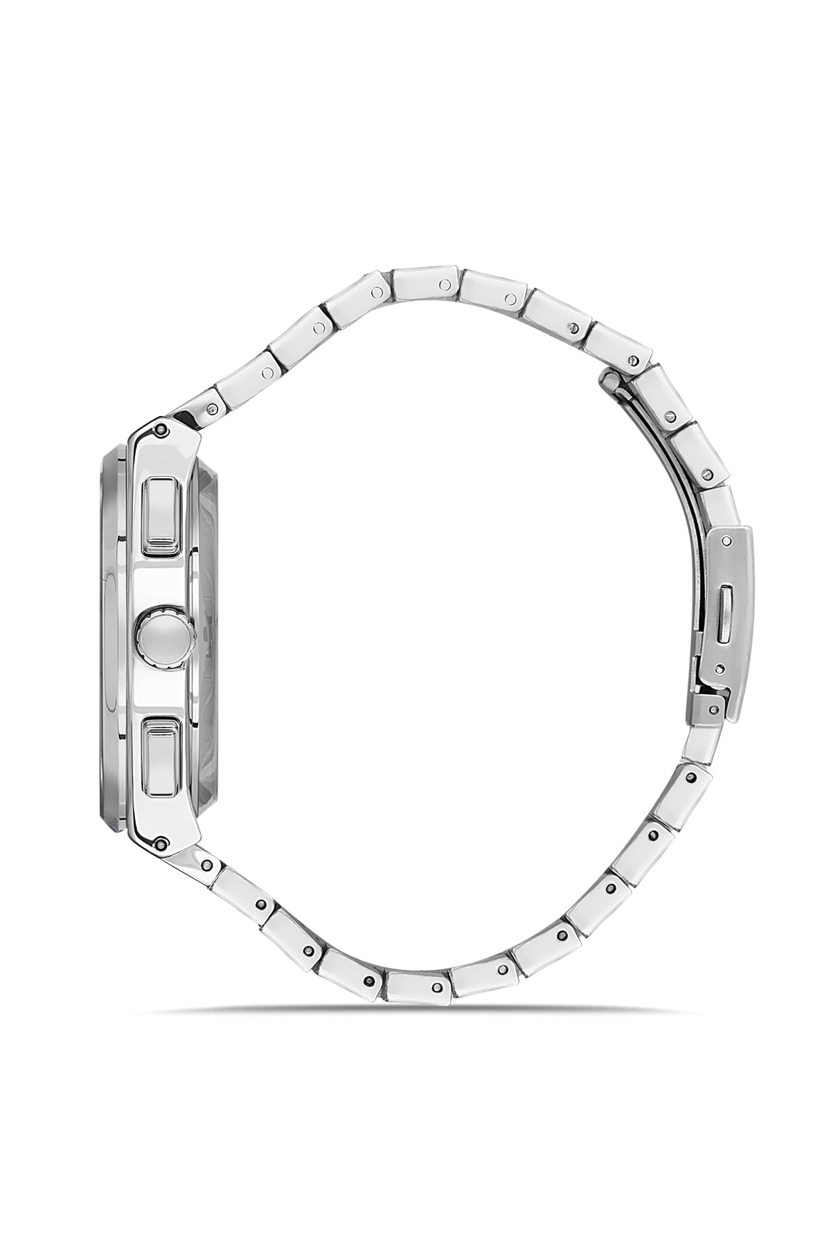 DAVID GUNER Gümüş Kaplamalı Gümüş Kadranlı Erkek Kol Saati - DG-8845GA-A1