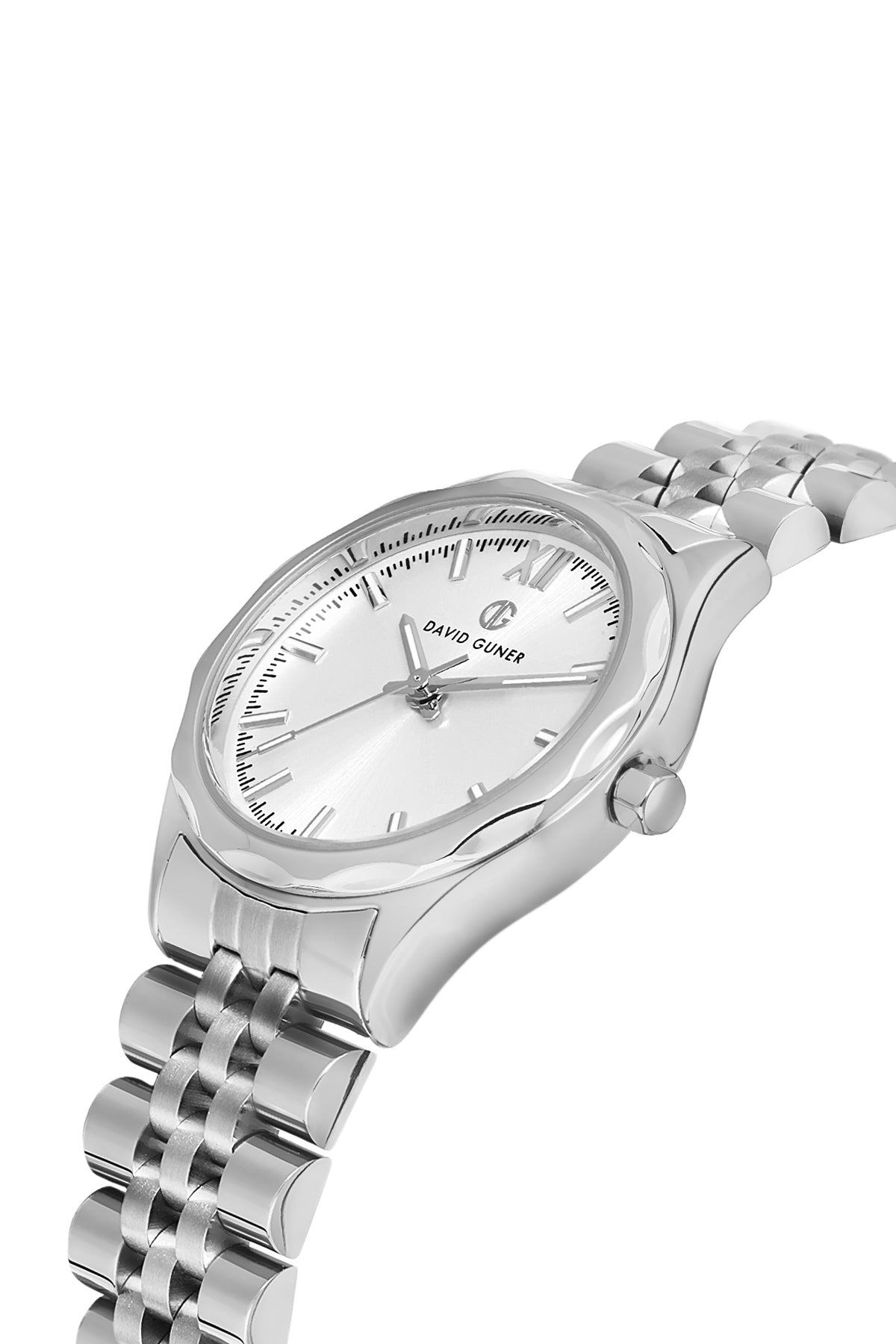DAVID GUNER Gümüş Kaplamalı Gümüş Kadranlı Kadın Kol Saati - DG-8704LA-A1