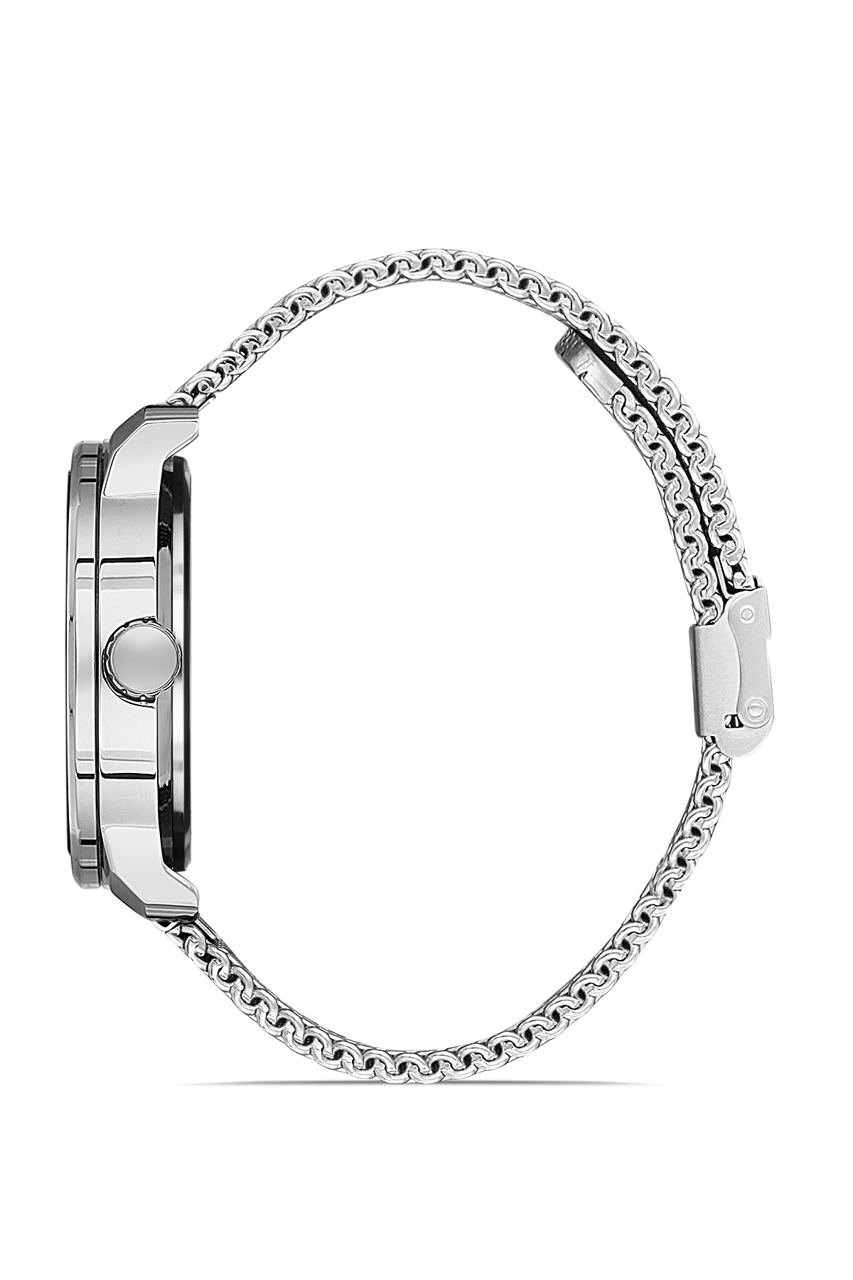 DAVID GUNER GÜMÜŞ KAPLAMALI MAVİ KADRANLI ERKEK KOL SAATİ - DG-8305GC-A3