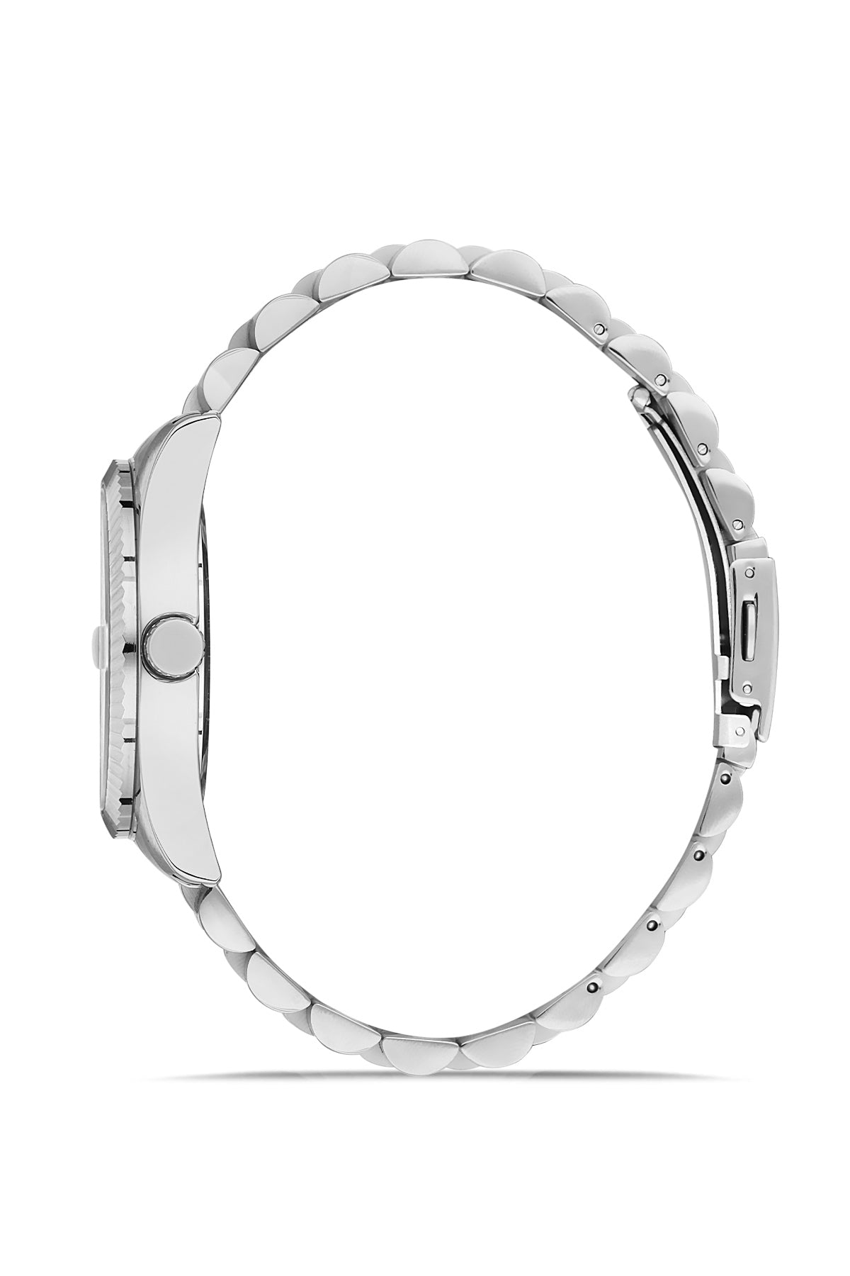 DAVID GUNER GÜMÜŞ KAPLAMALI MAVİ KADRANLI ERKEK KOL SAATİ - DG-8058GA-A3