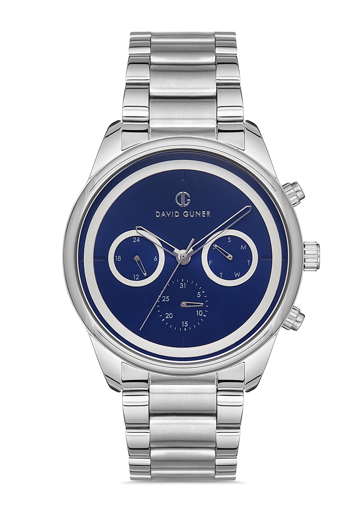 Davıd Guner Silver Plating Man Watches