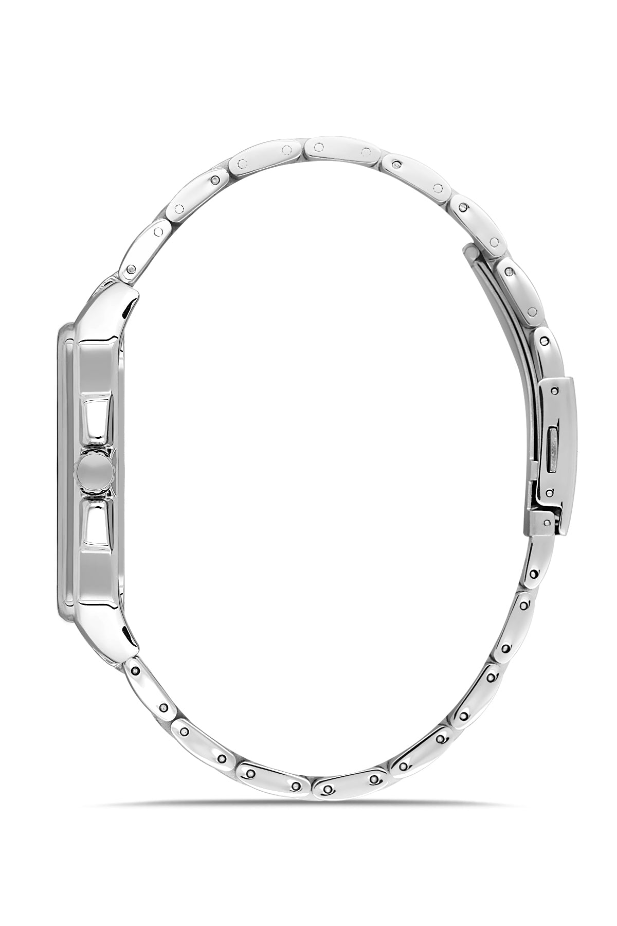 DAVID GUNER Lacivert Kadranlı Gümüş Kaplamalı Erkek Kol Saati - DG-8668GA-A3