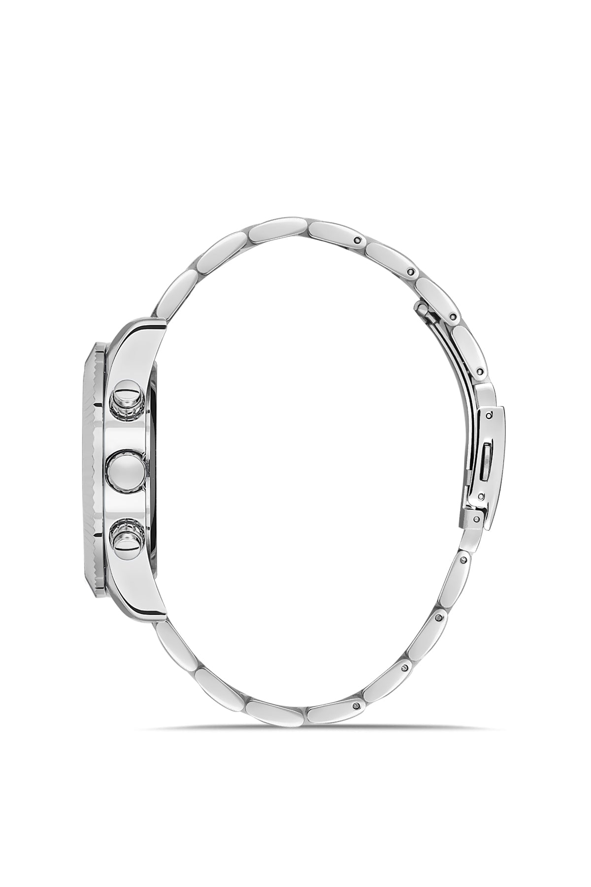 DAVID GUNER Mavi Kadranlı Gümüş Kaplama Erkek Kol Saati