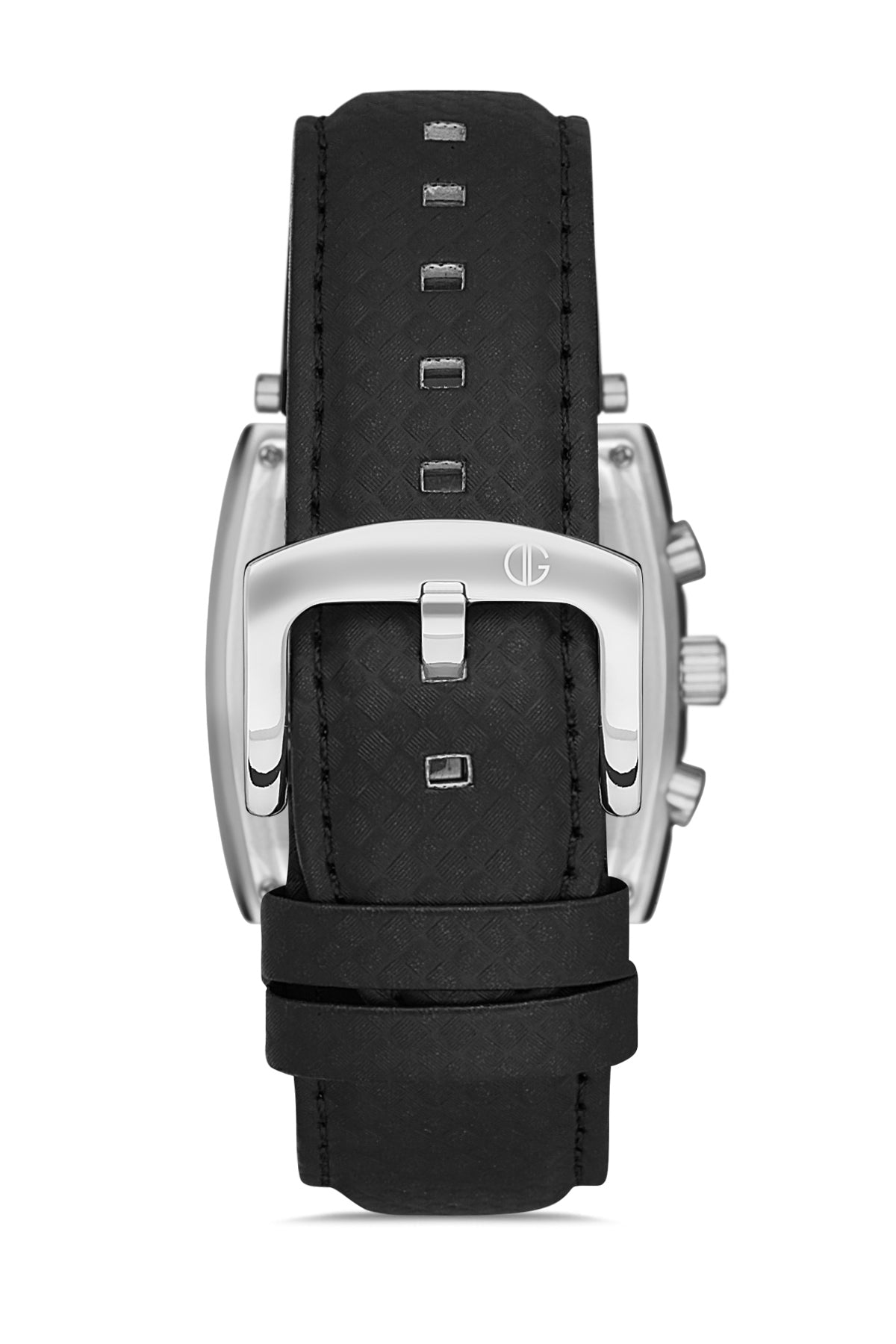 DAVID GUNER GÜMÜŞ KAPLAMALI SİYAH KADRANLI ERKEK KOL SAATİ DG-8056GB-J2