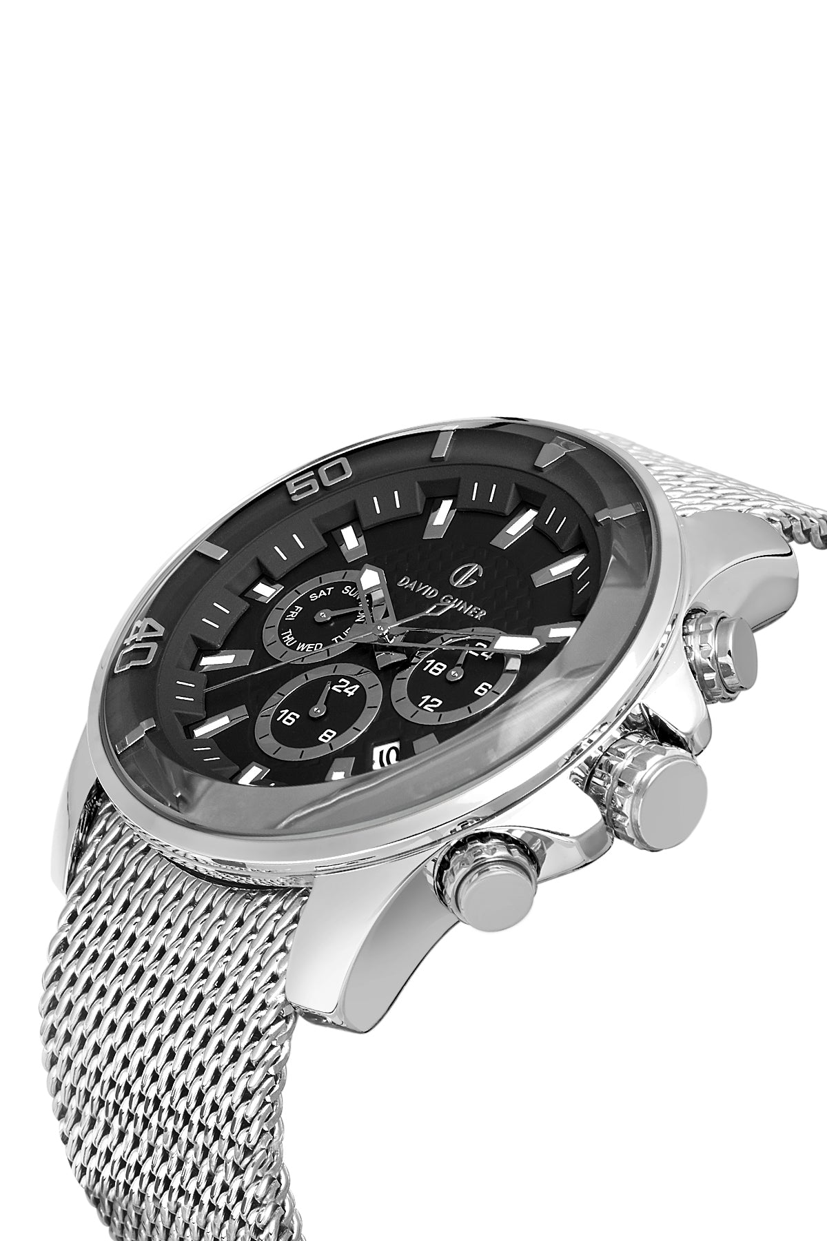 DAVID GUNER Multifonksiyonlu Siyah Kadranlı Erkek Kol Saati - DG-8263GC-A2