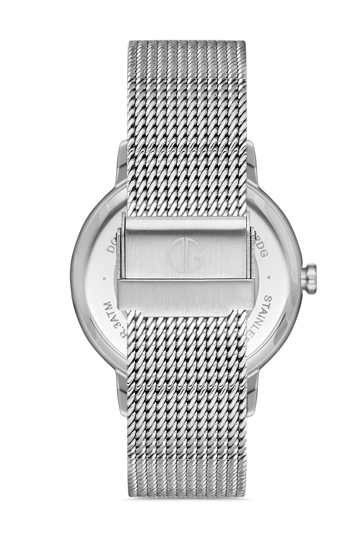 DAVID GUNER GÜMÜŞ KAPLAMALI SİYAH KADRANLI ERKEK KOL SAATİ - DG-8269GC-A2