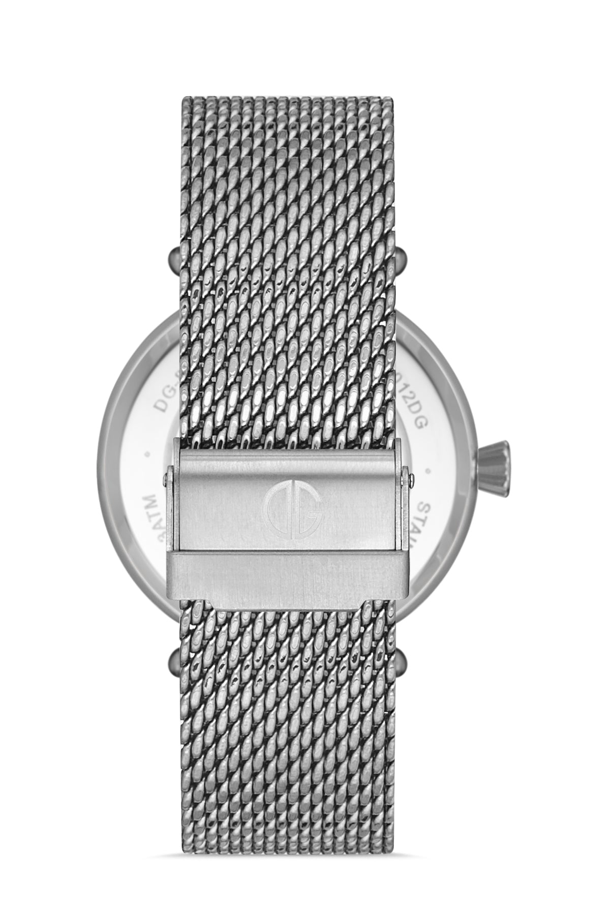 DAVID GUNER GÜMÜŞ KAPLAMALI SİYAH KADRANLI ERKEK KOL SAATİ DG-8284GC-A2