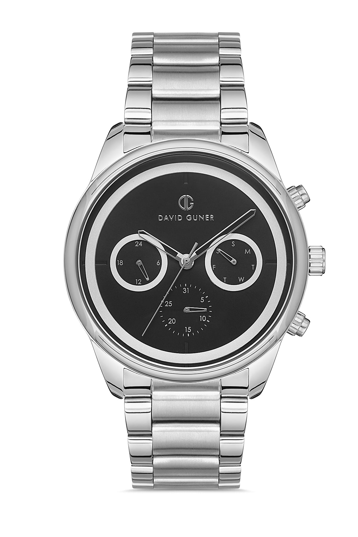 Davıd Guner Silver Plating Man Watches