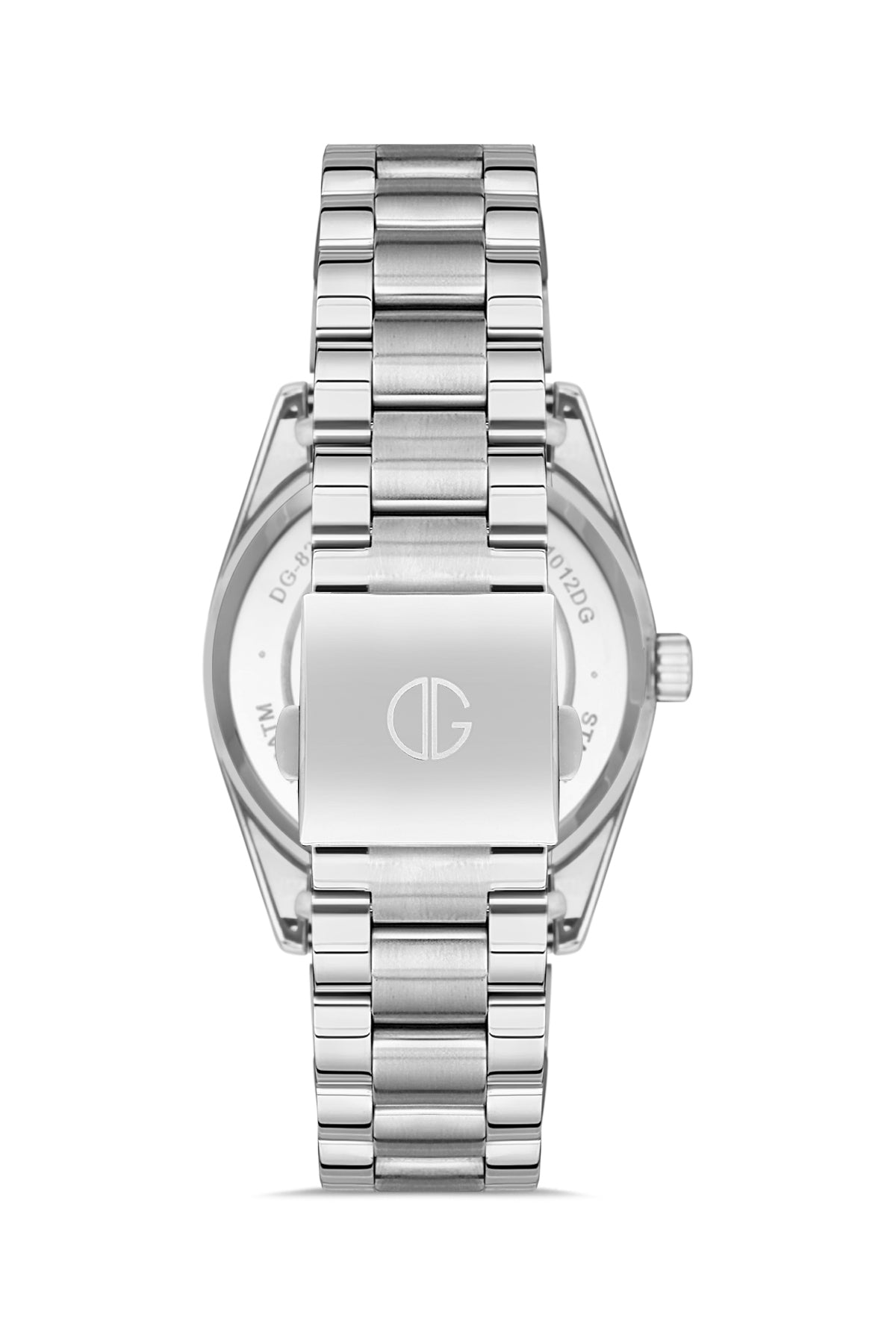 DAVID GUNER GÜMÜŞ KAPLAMALI SİYAH KADRANLI ERKEK KOL SAATİ DG-8329GA2-A2