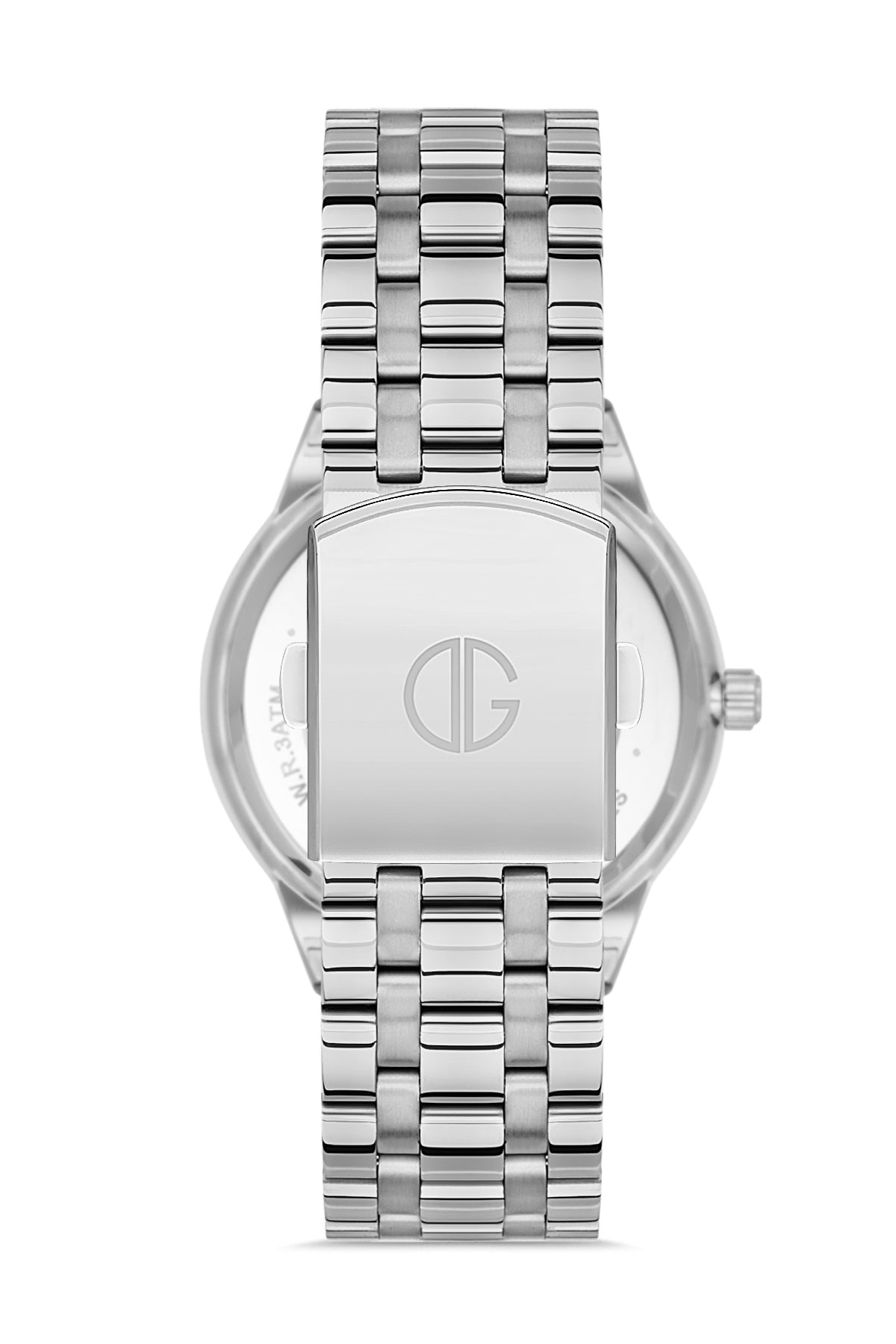 DAVID GUNER GÜMÜŞ KAPLAMALI SİYAH KADRANLI ERKEK KOL SAATİ - DG-8388GA-A2