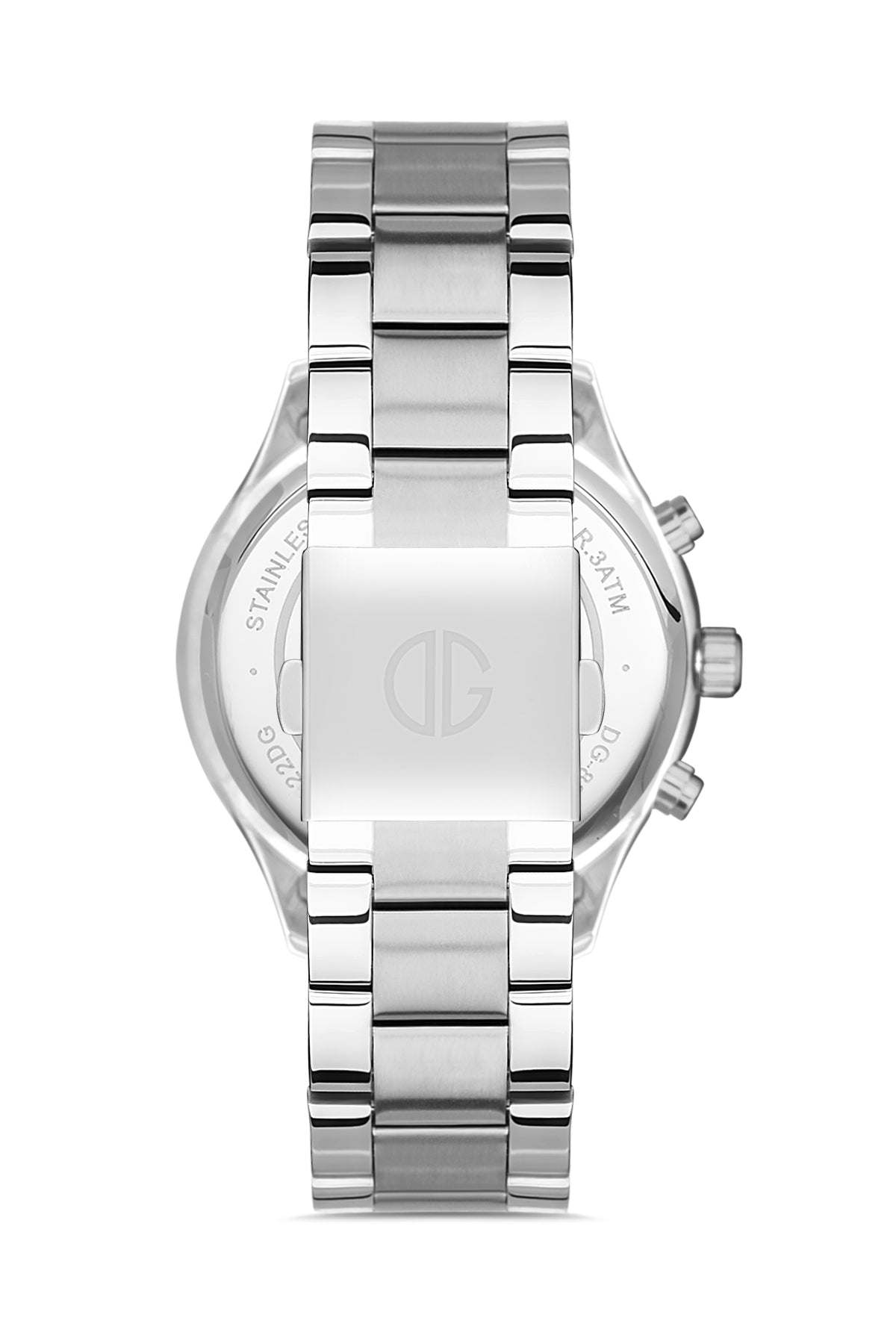 DAVID GUNER GÜMÜŞ KAPLAMALI SİYAH KADRANLI ERKEK KOL SAATİ - DG-8400GA-A10