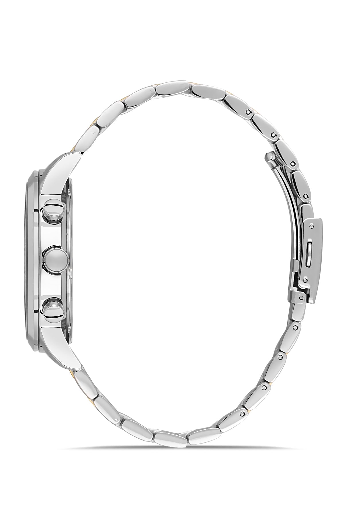 DAVID GUNER GÜMÜŞ KAPLAMALI SİYAH KADRANLI ERKEK KOL SAATİ DG-8713GA-A2