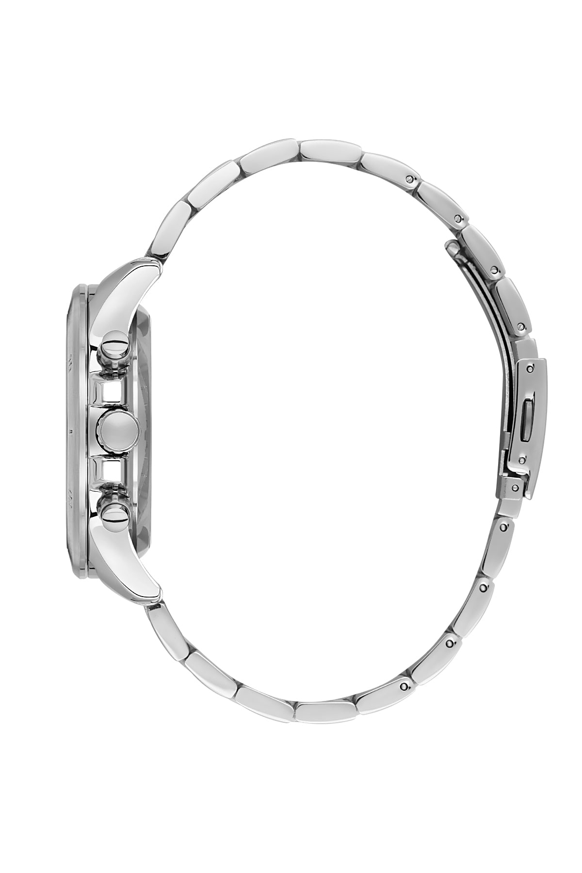 DAVID GUNER GÜMÜŞ KAPLAMALI SİYAH KADRANLI ERKEK KOL SAATİ - DG-8742GA-A2