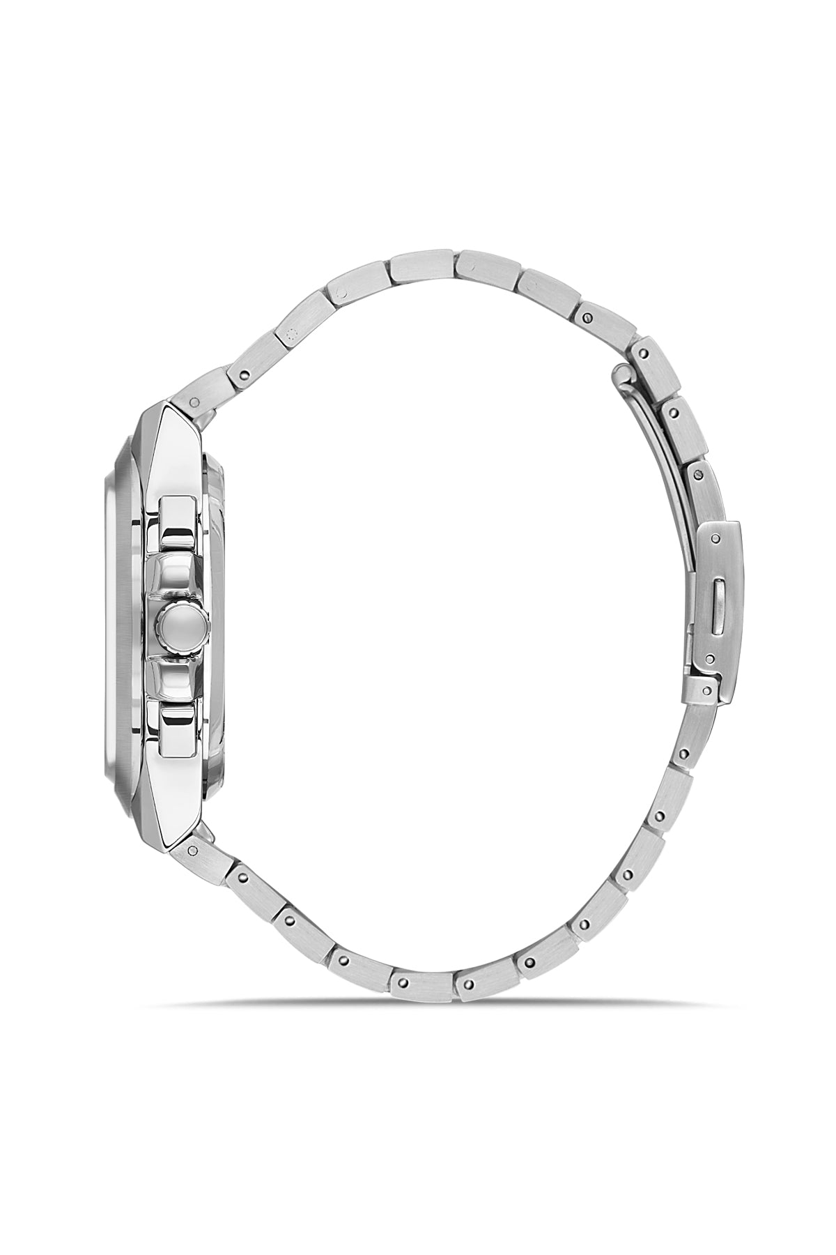 DAVID GUNER GÜMÜŞ KAPLAMALI SİYAH KADRANLI ERKEK KOL SAATİ DG-8864GA-A2