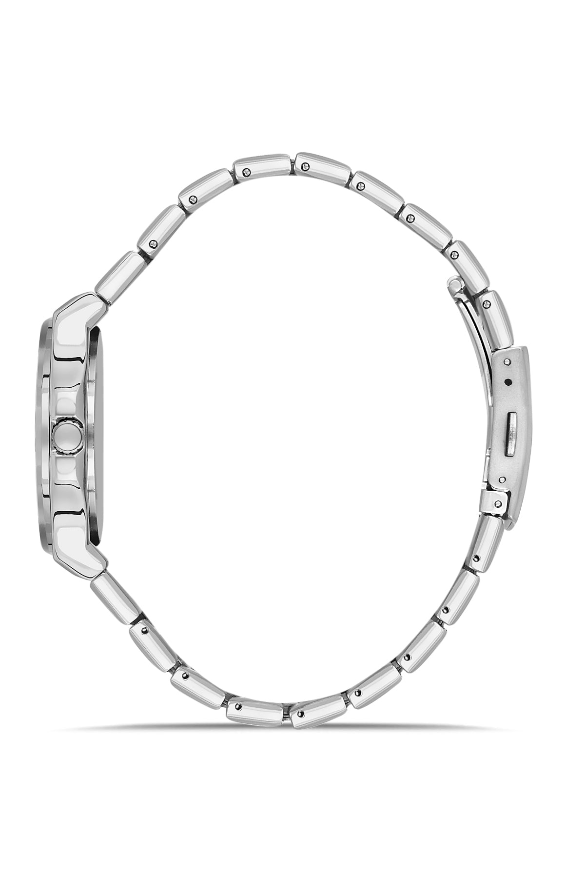 DAVID GUNER Silver Plating Stone Women's Watch