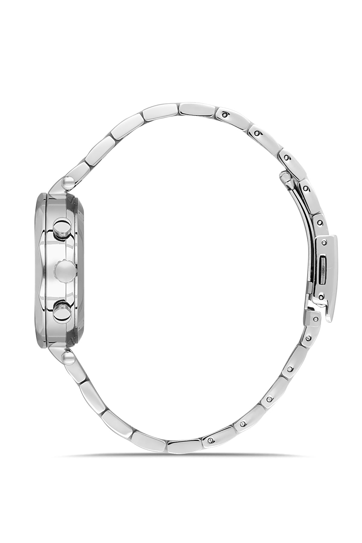 DAVID GUNER GÜMÜŞ KAPLAMALI TURUNCU KADRANLI KADIN KOL SAATİ - DG-8694LA-A12