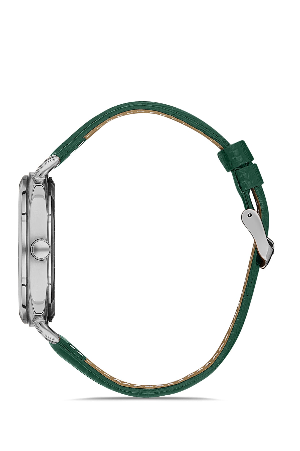 DAVID GUNER GÜMÜŞ KAPLAMALI YEŞİL KADRANLI ERKEK KOL SAATİ - DG-8055GB-ZM10