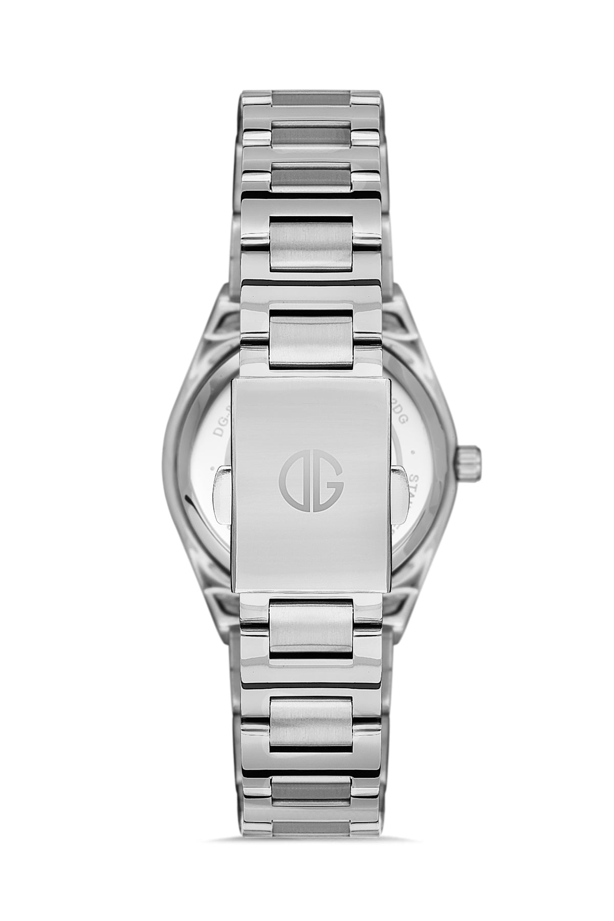 DAVID GUNER Gümüş Kaplama Yeşil Kadranlı Paslanmaz Masif Çelik Kordonlu Kadın Kol Saati - DG-8372LA-A10