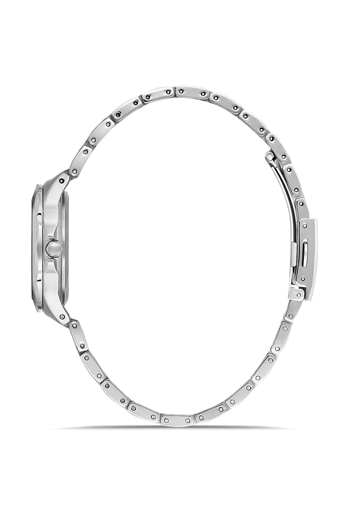 DAVID GUNER Green Dial Silver Plating Women's Watch