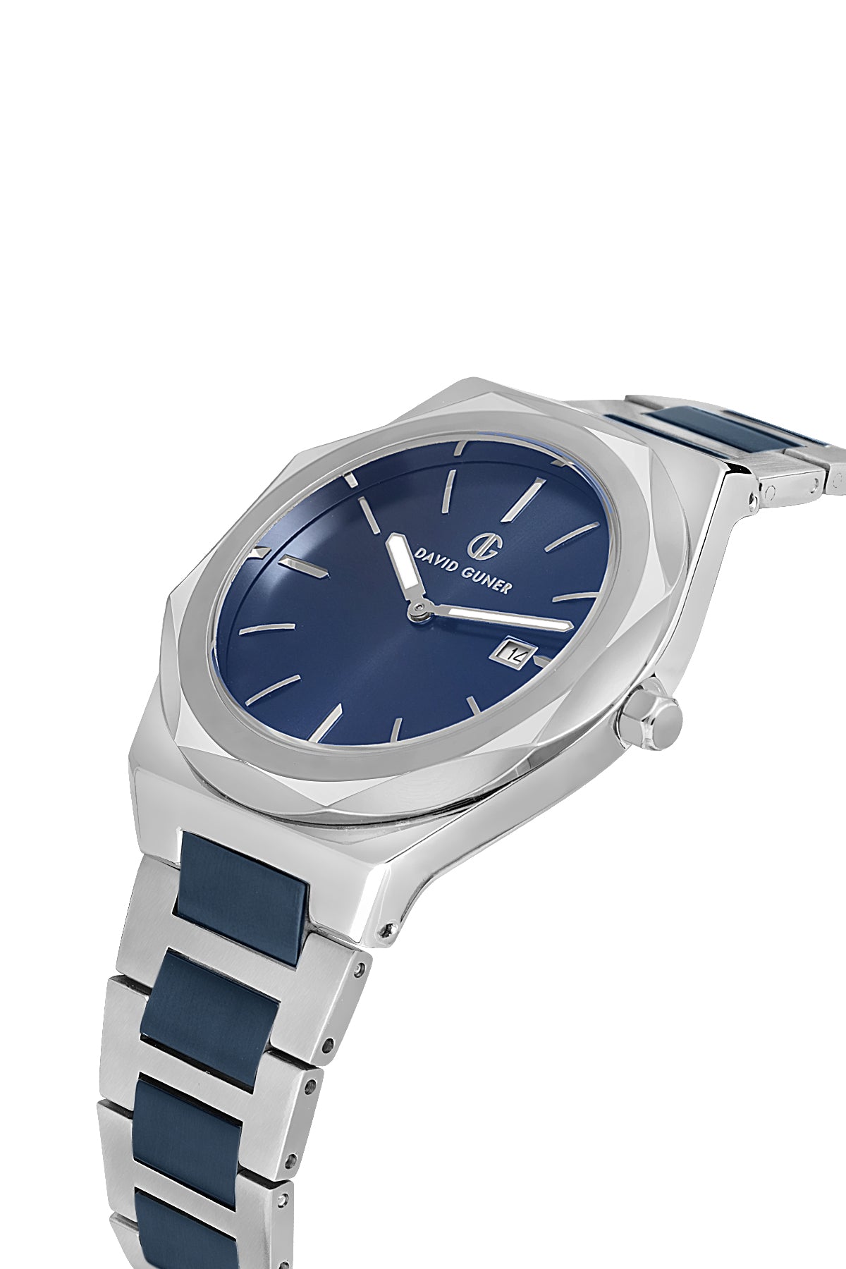 DAVID GUNER Lacivert Kadranlı Paslanmaz Çelik Erkek Kol Saati - DG-8620GA-L3