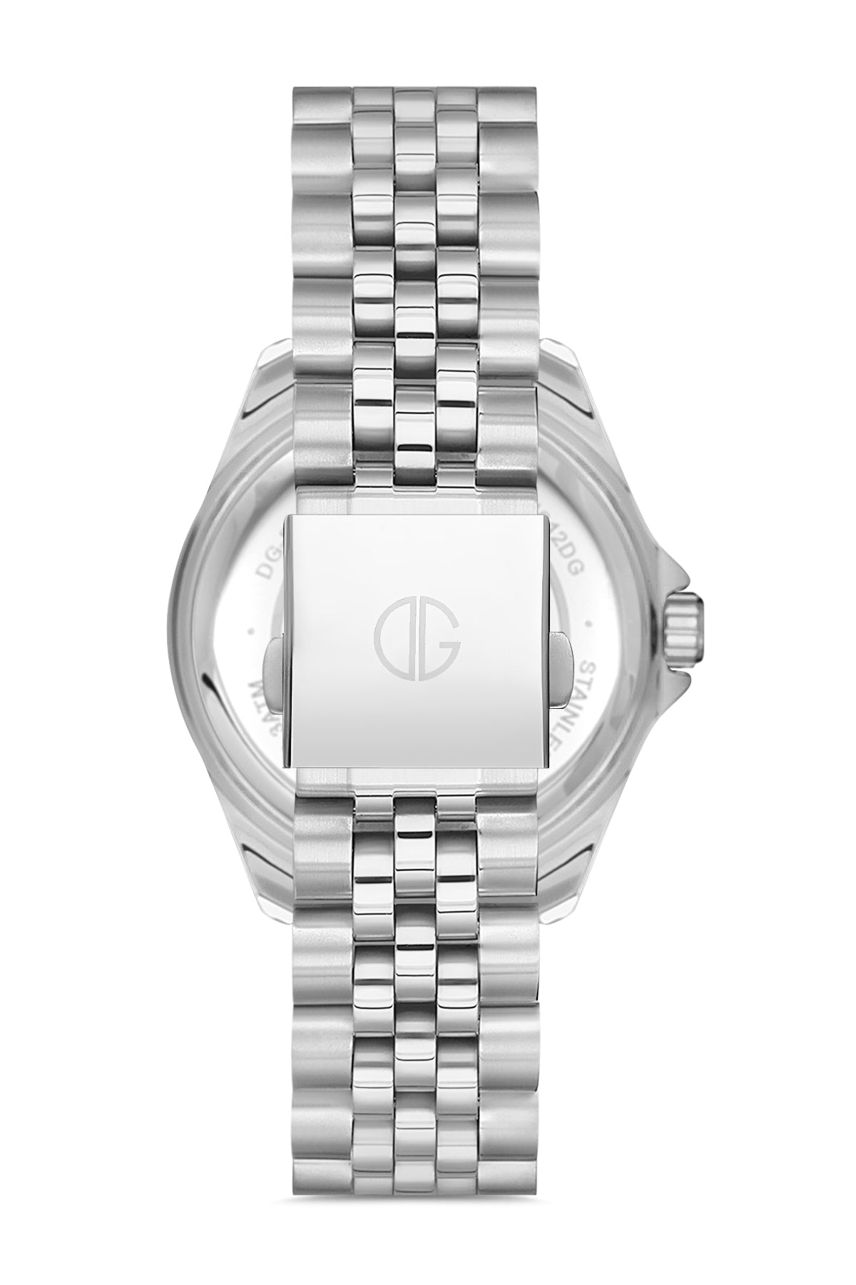 DAVID GUNER Gümüş Renk Kaplamalı Takvimli Erkek Kol Saati - DG-8230GA-A1