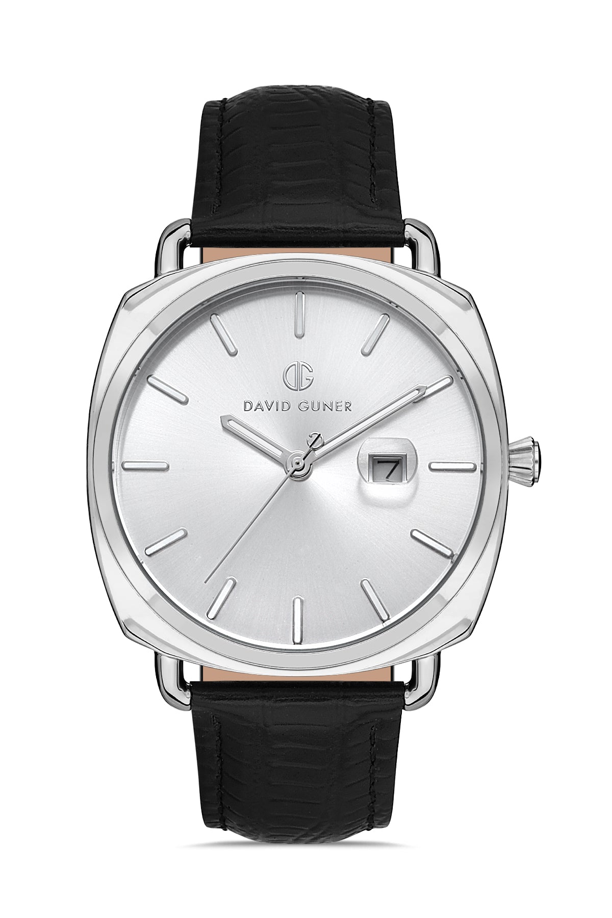 DAVID GUNER GUN KAPLAMALI BEYAZ KADRANLI ERKEK KOL SAATİ - DG-8055GB-J1