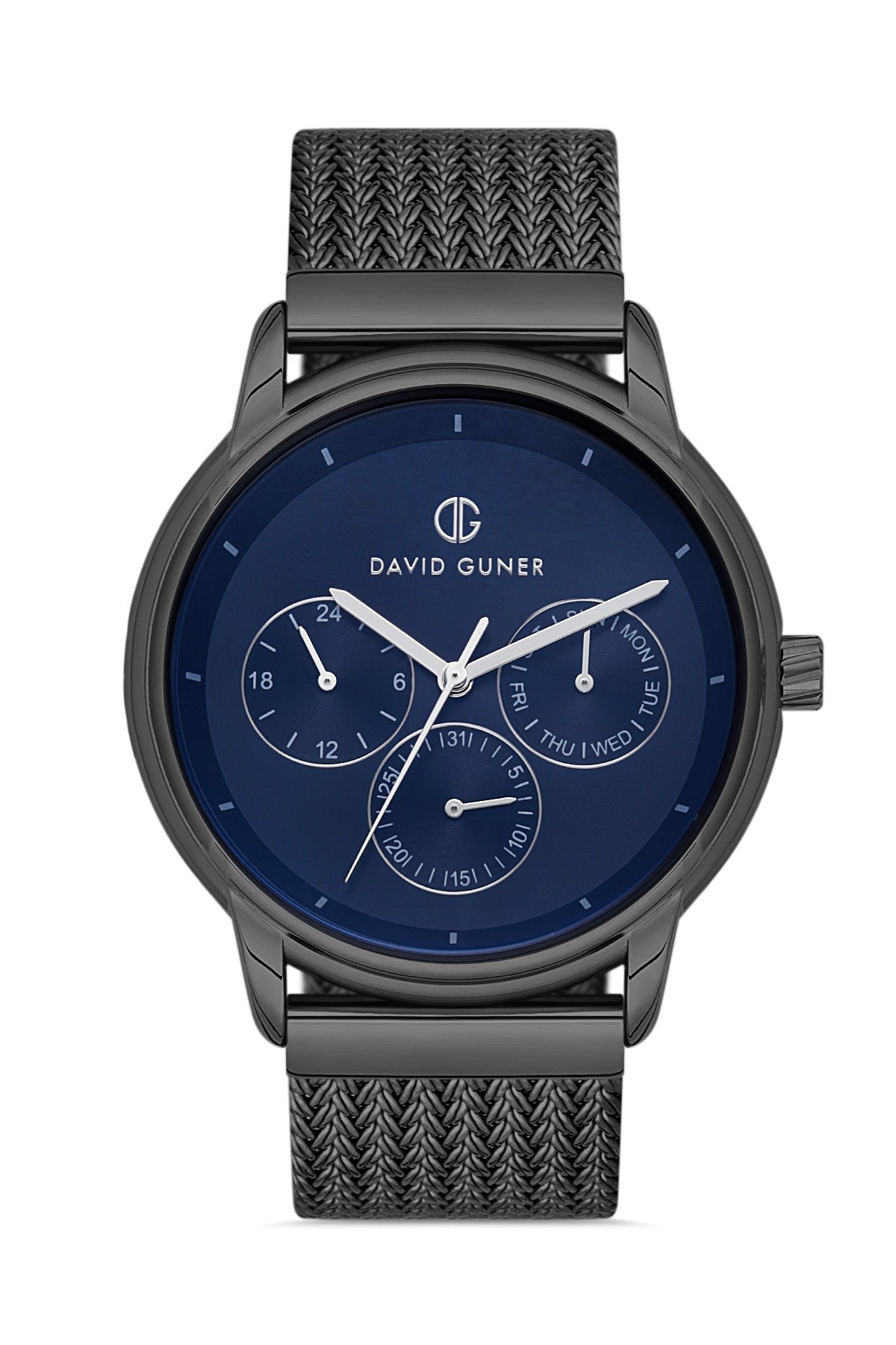 DAVID GUNER GUN KAPLAMALI MAVİ KADRANLI ERKEK KOL SAATİ - DG-8294GC-V3
