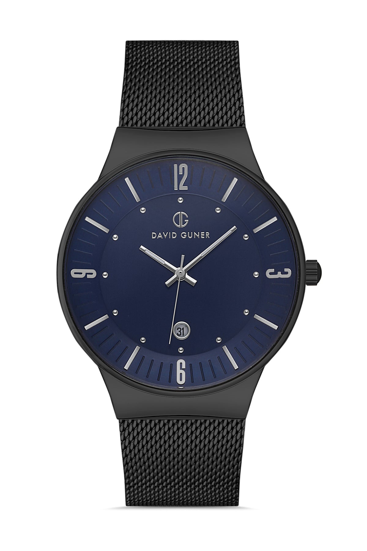 DAVID GUNER GUN KAPLAMALI MAVİ KADRANLI ERKEK KOL SAATİ DG-8214GC-V3